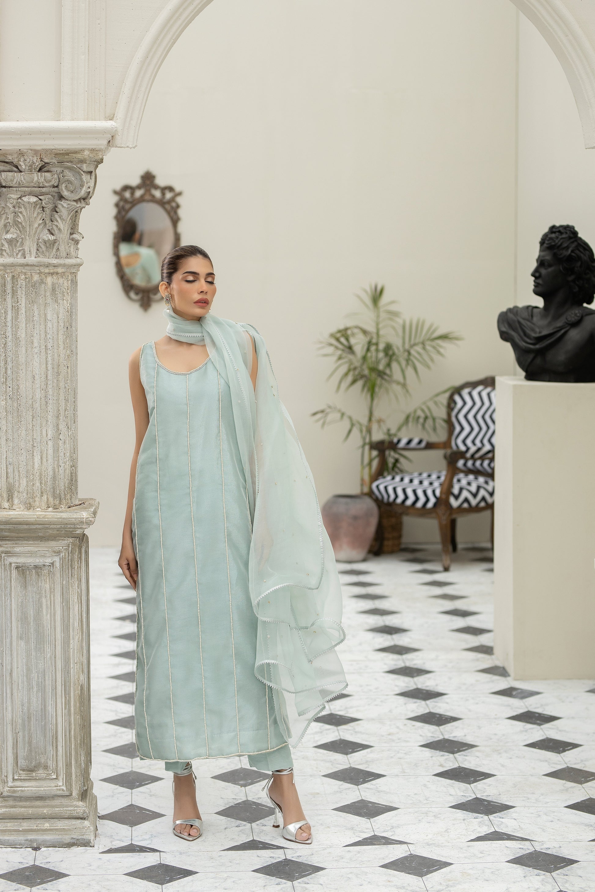 Purple haze Pret Studio | Noubahar Luxury Formals | Aquamarine - Official Purple Haze stockist in UK - Sakeena London