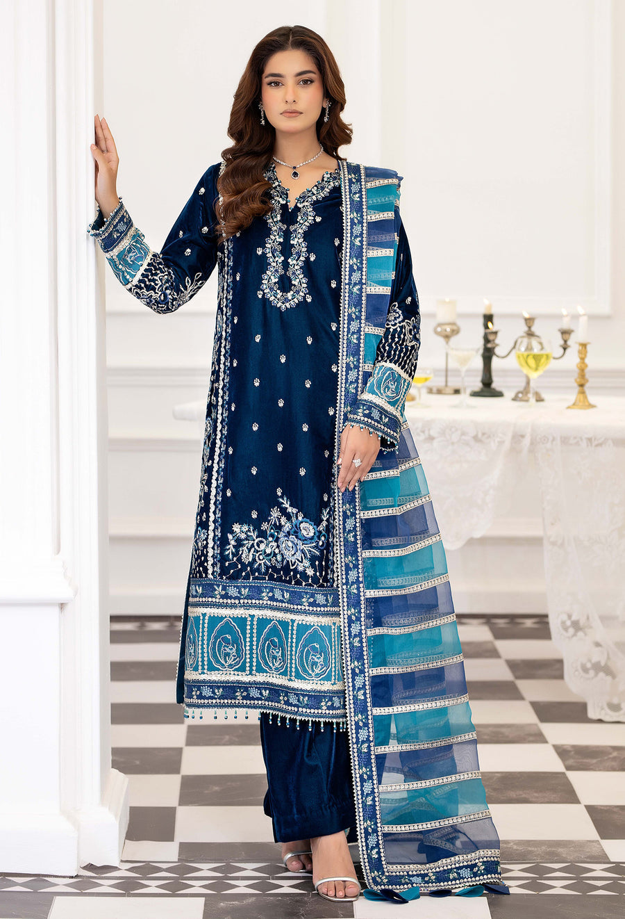 Adans Libas | Velvet 25 | VELVET 7786 - Official Adans Libas stockist in UK - Sakeena London