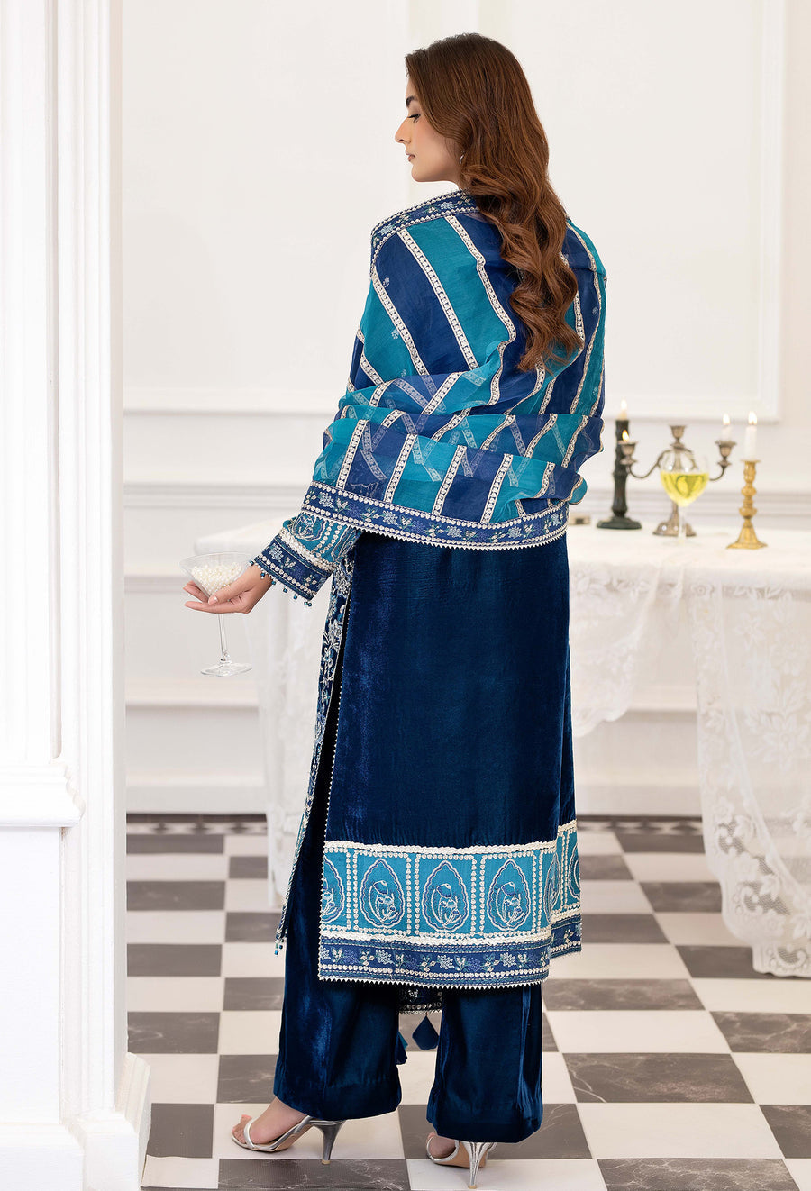 Adans Libas | Velvet 25 | VELVET 7786 - Official Adans Libas stockist in UK - Sakeena London