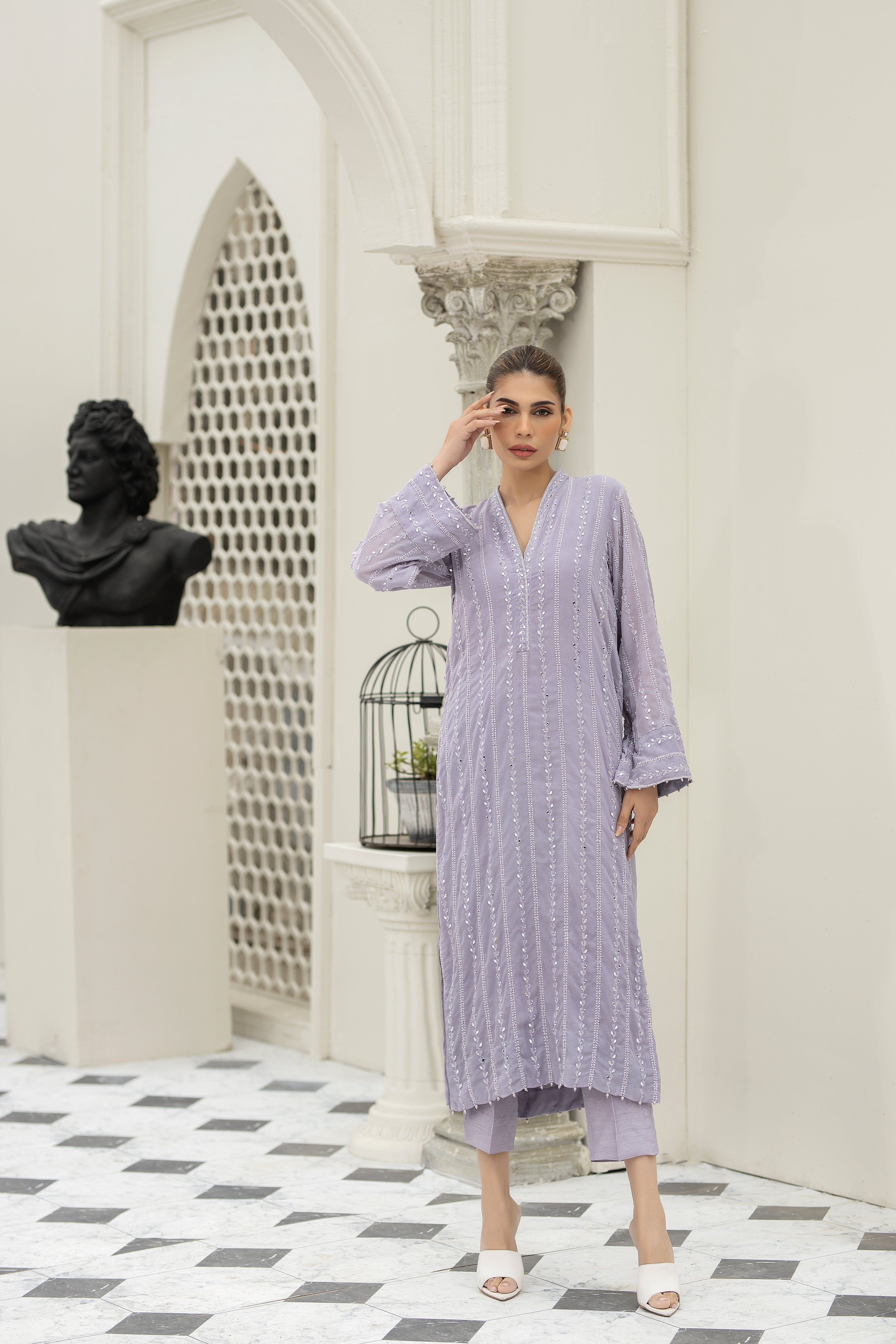 Purple haze Pret Studio | Noubahar Luxury Formals | Lavender Love - Official Purple Haze stockist in UK - Sakeena London