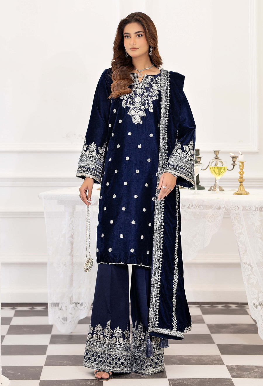 Adans Libas | Velvet 25 | VELVET 7787 - Official Adans Libas stockist in UK - Sakeena London