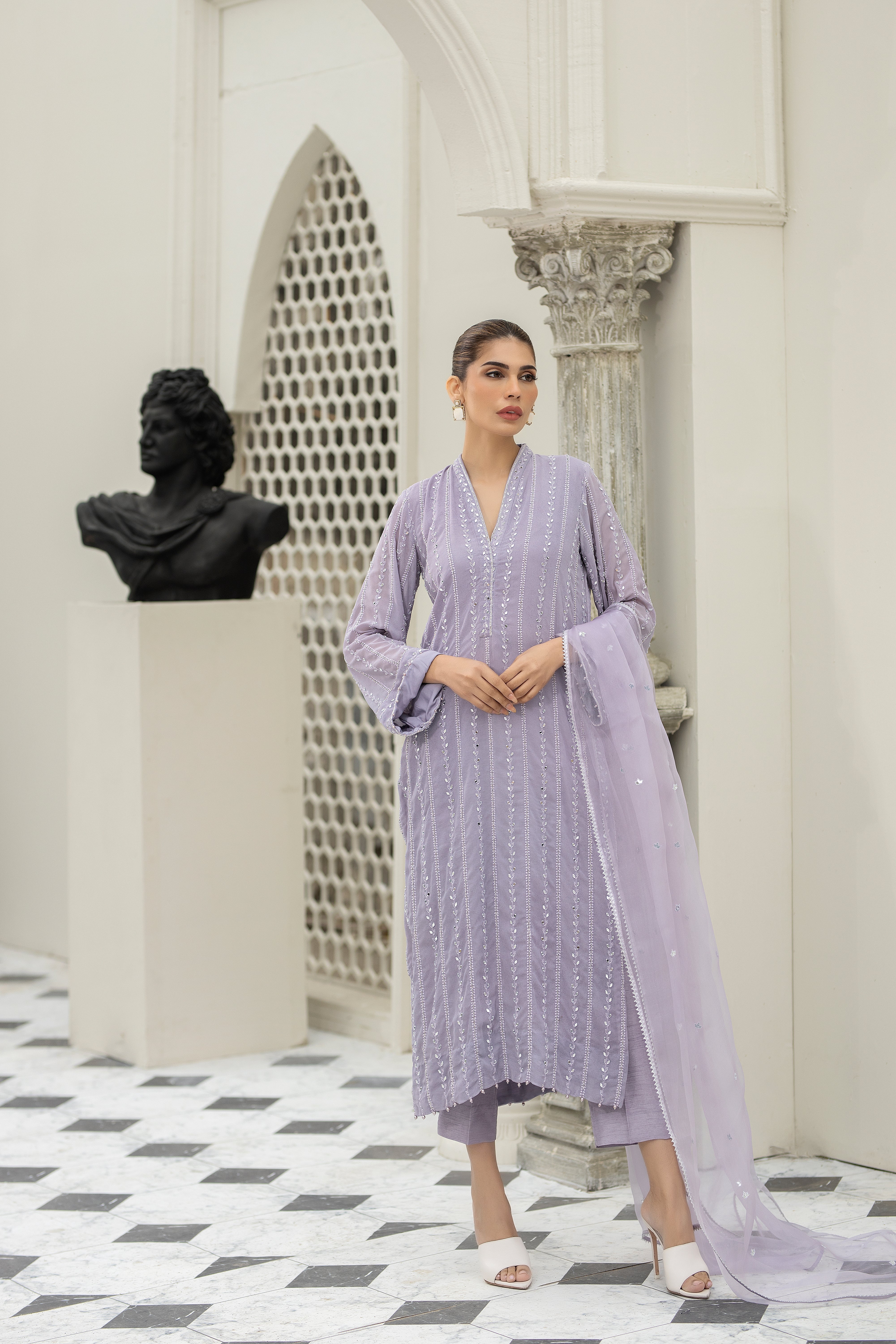 Purple haze Pret Studio | Noubahar Luxury Formals | Lavender Love - Official Purple Haze stockist in UK - Sakeena London