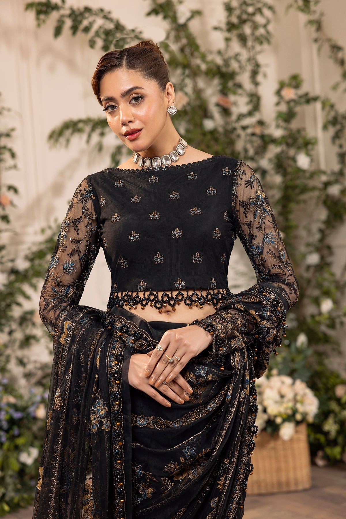 House of Nawab | Azalea Luxury Formals | DOUHA - Official House of Nawab stockist in UK - Sakeena London