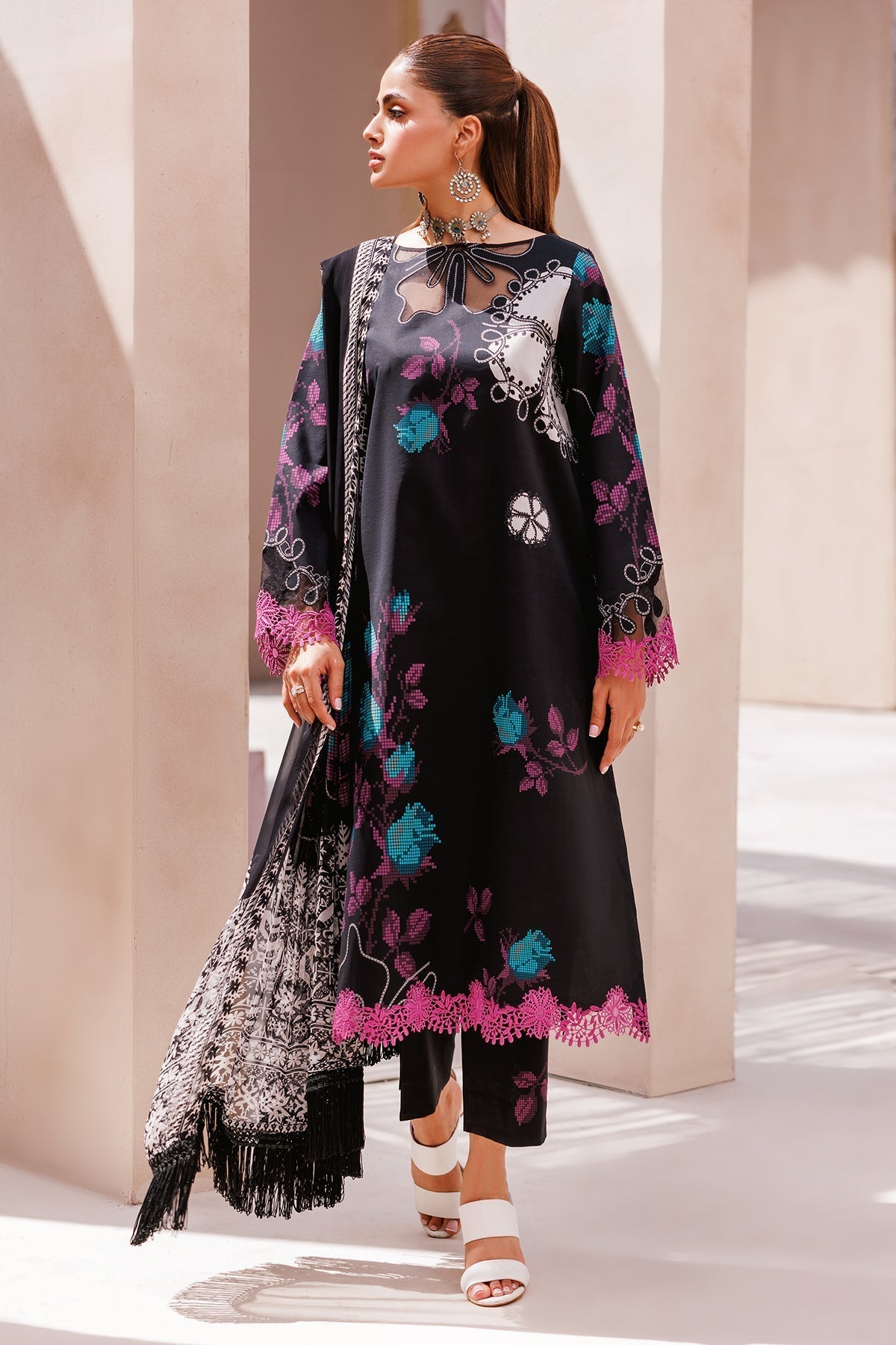 Charizma | Lawn Collection 24 | CP4-63 - Official Charizma stockist in UK - Sakeena London