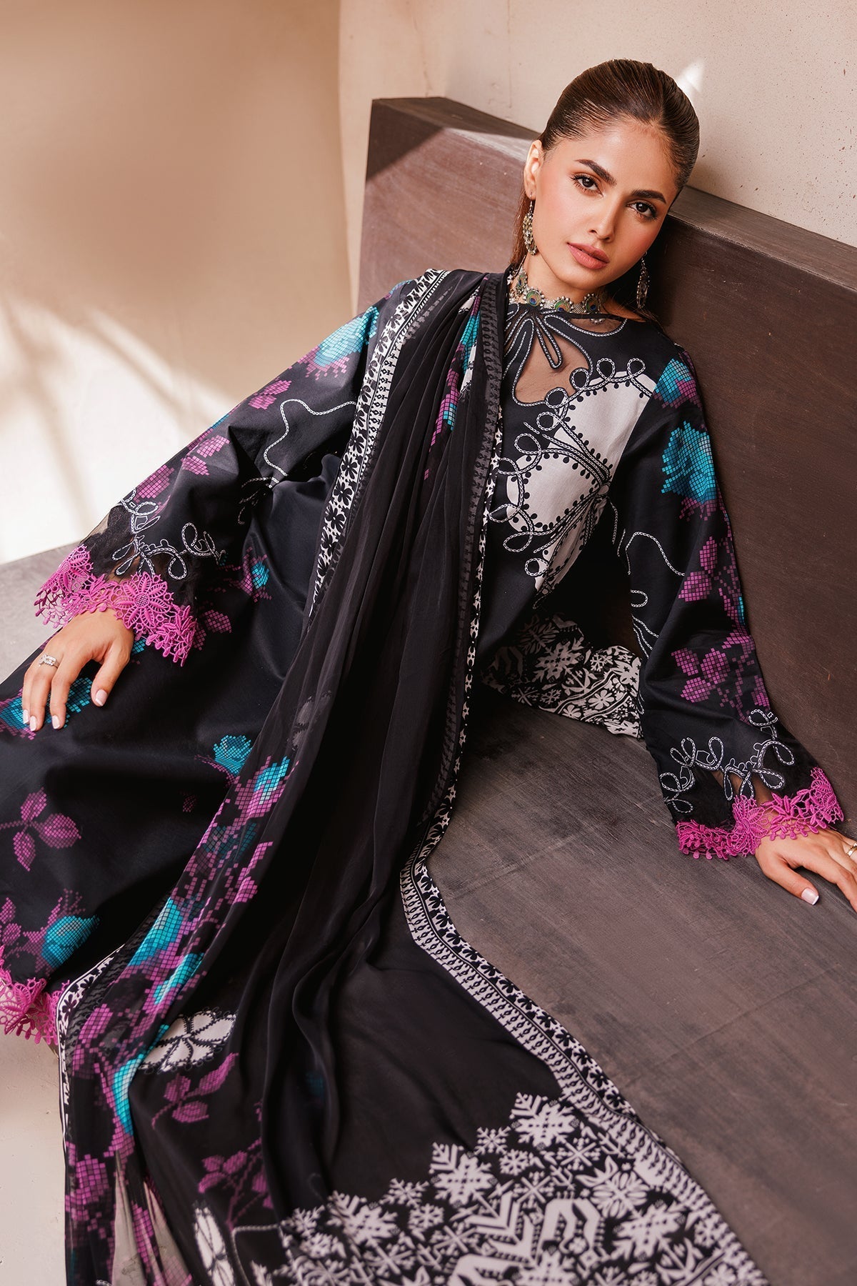 Charizma | Lawn Collection 24 | CP4-63 - Official Charizma stockist in UK - Sakeena London