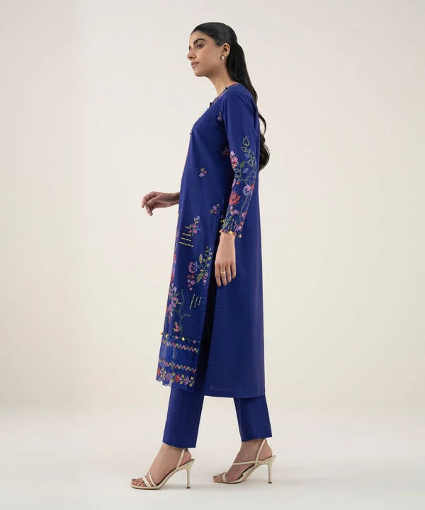 Sapphire | Fall Winter 25 | 3 Piece - Embroidered Lawn Suit 0PESG25V510B - Official Sapphire stockist in UK - Sakeena London