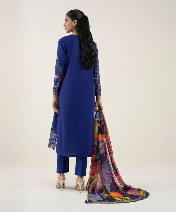 Sapphire | Fall Winter 25 | 3 Piece - Embroidered Lawn Suit 0PESG25V510B - Official Sapphire stockist in UK - Sakeena London