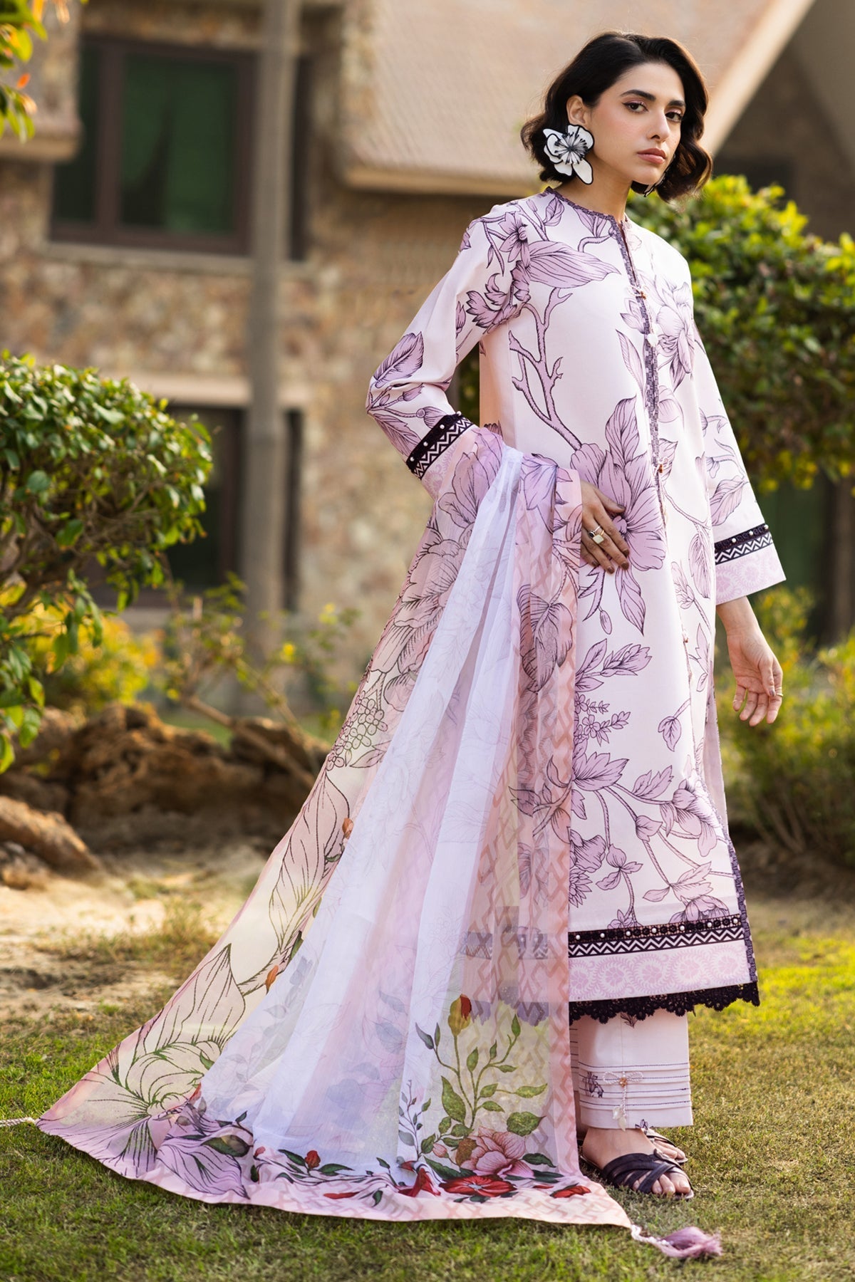 Alizeh | Sheen Lawn Prints 25 | AF-PL-6036-Rafaello - Official Alizeh stockist in UK - Sakeena London
