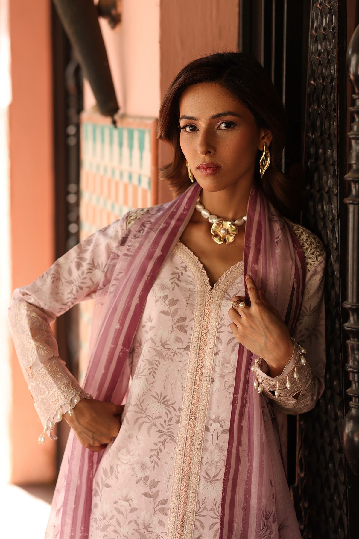 Alizeh | Embroidered Printed Festive Edit 25 | AF-EPL-7040-ARUNA - Official Alizeh stockist in UK - Sakeena London