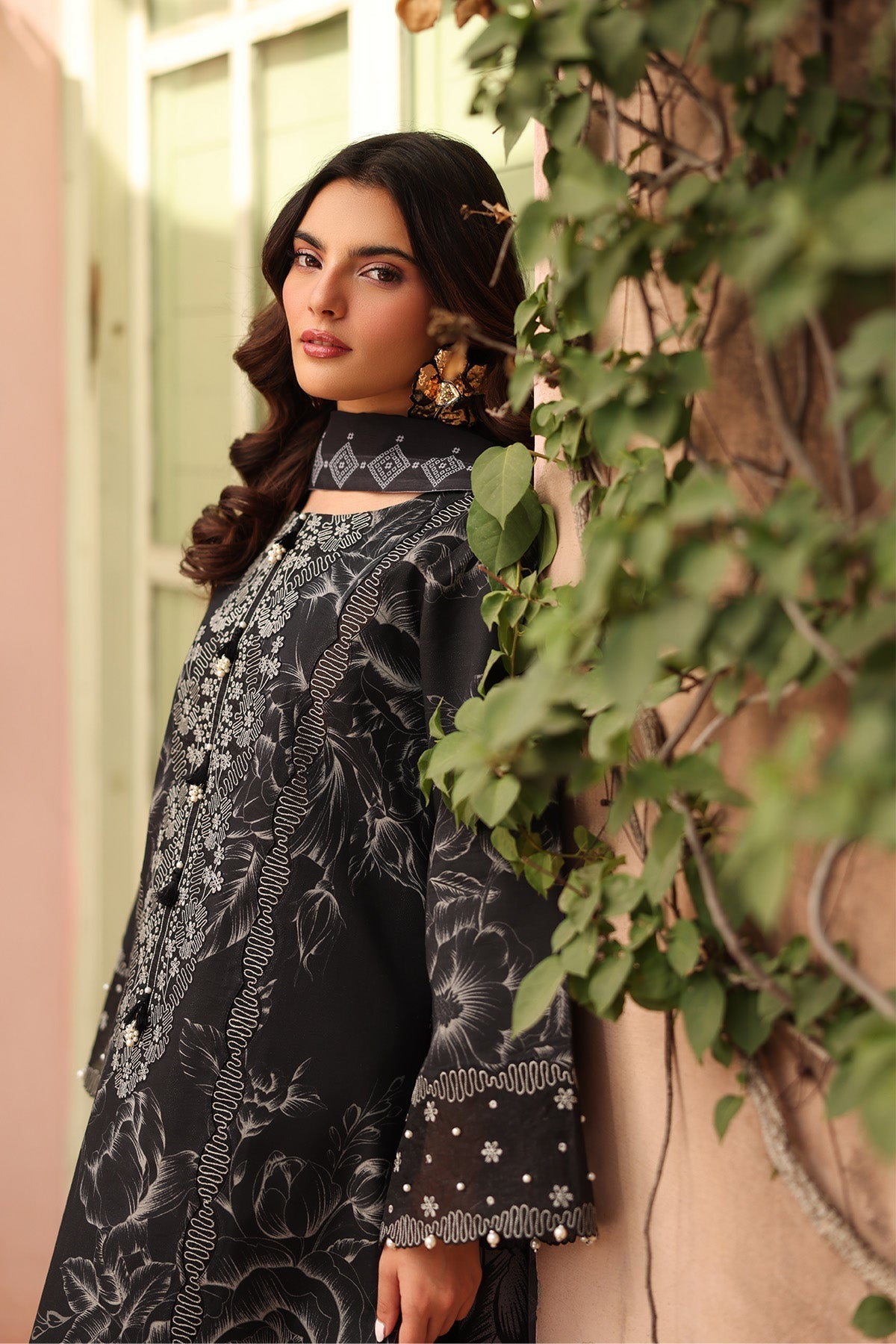 Alizeh | Embroidered Printed Festive Edit 25 | AF-EPL-7037-AZLIN - Official Alizeh stockist in UK - Sakeena London