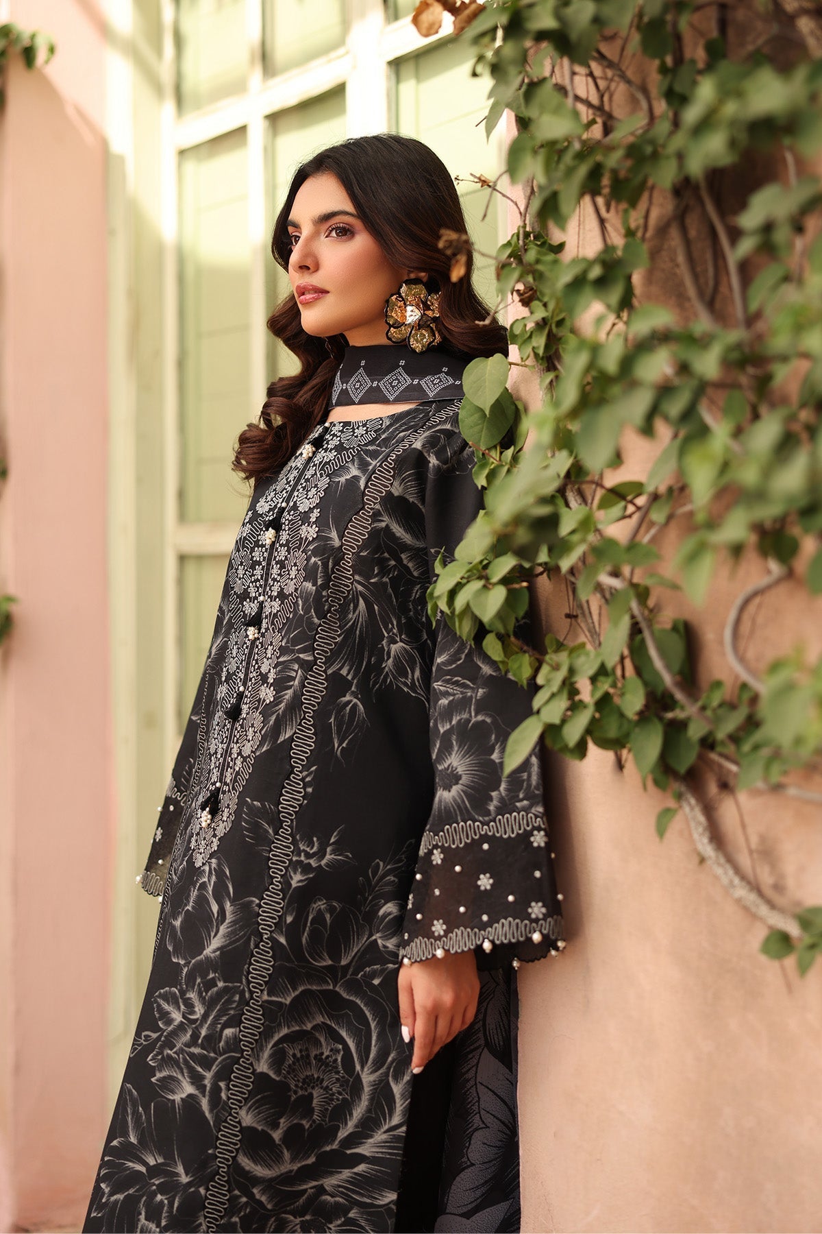 Alizeh | Embroidered Printed Festive Edit 25 | AF-EPL-7037-AZLIN - Official Alizeh stockist in UK - Sakeena London