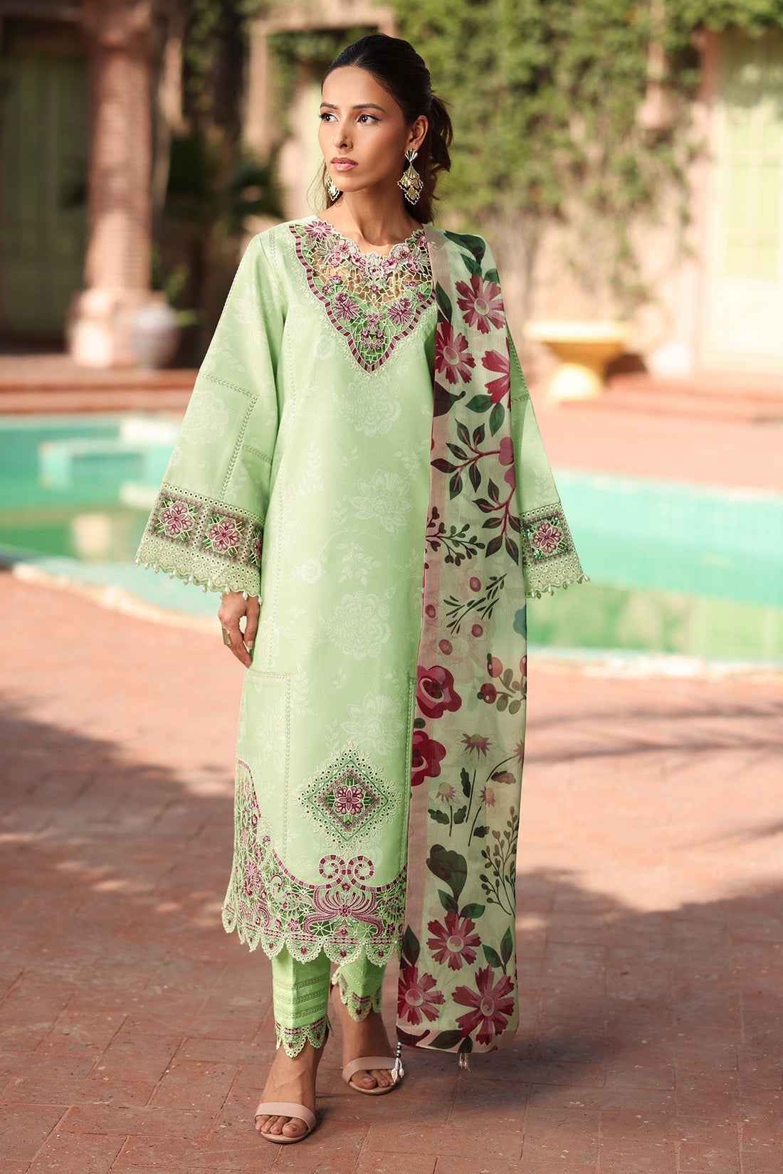 Alizeh | Embroidered Printed Festive Edit 25 | AF-EPL-7034-NUMA - Official Alizeh stockist in UK - Sakeena London
