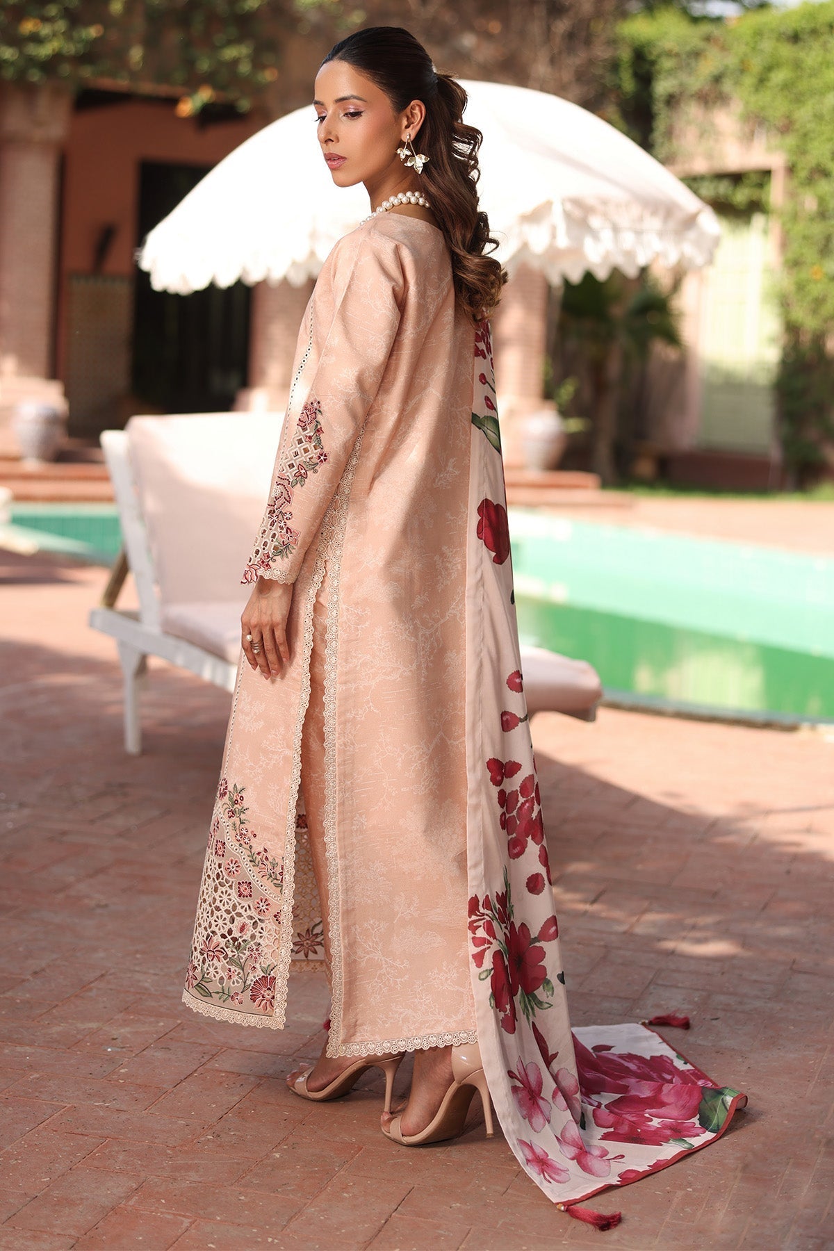 Alizeh | Embroidered Printed Festive Edit 25 | AF-EPL-7036-CLOVER - Official Alizeh stockist in UK - Sakeena London