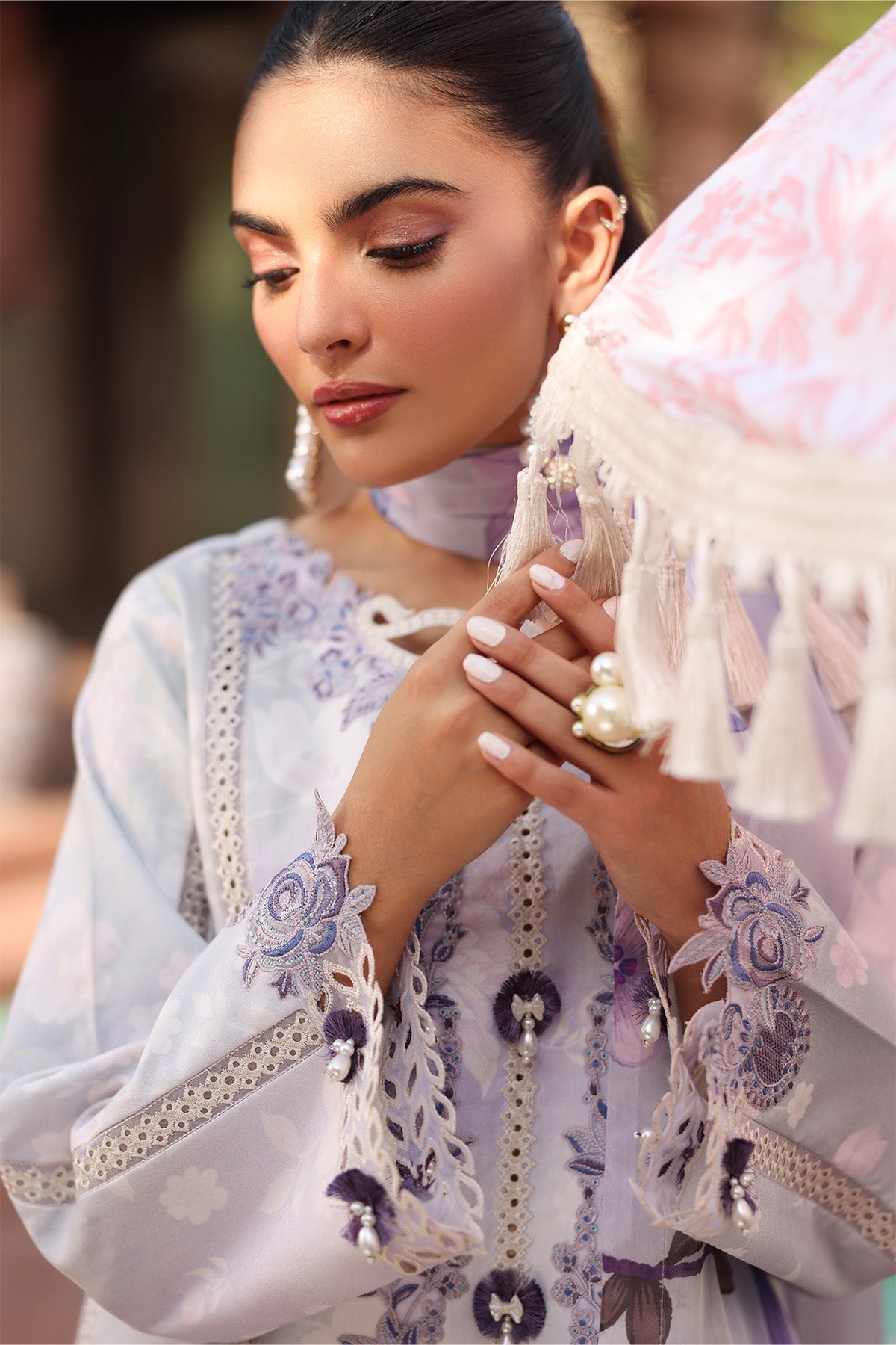 Alizeh | Embroidered Printed Festive Edit 25 | AF-EPL-7039-PRESTA - Official Alizeh stockist in UK - Sakeena London