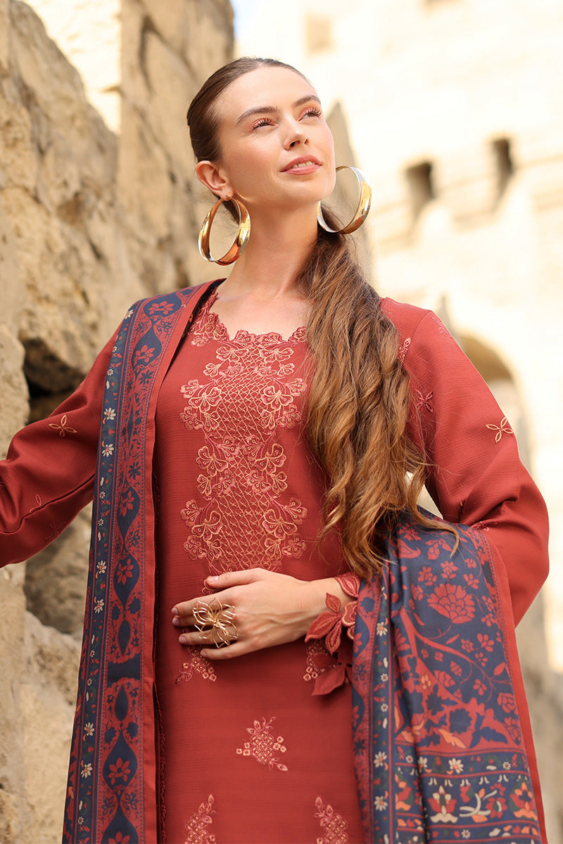 Rangrasiya | Carnation Luxury Shawl Edit | Cardamom - Official Rangrasiya stockist in UK - Sakeena London