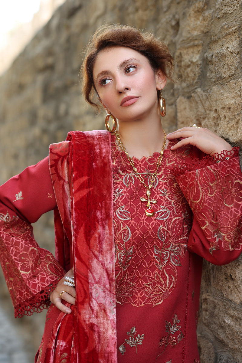 Rangrasiya | Carnation Luxury Shawl Edit | Cold Brew - Official Rangrasiya stockist in UK - Sakeena London