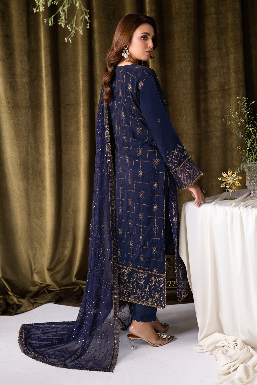 Ramsha | Aangan Luxury Raw silk | AA-103 - Official Ramsha stockist in UK - Sakeena London