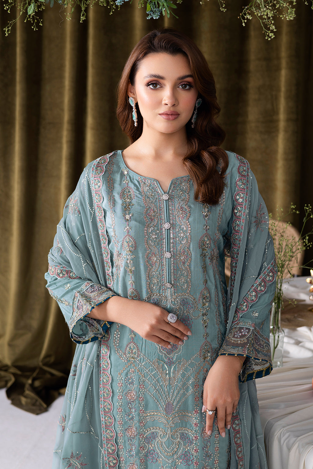 Ramsha | Aangan Luxury Raw silk | AA-109 - Official Ramsha stockist in UK - Sakeena London