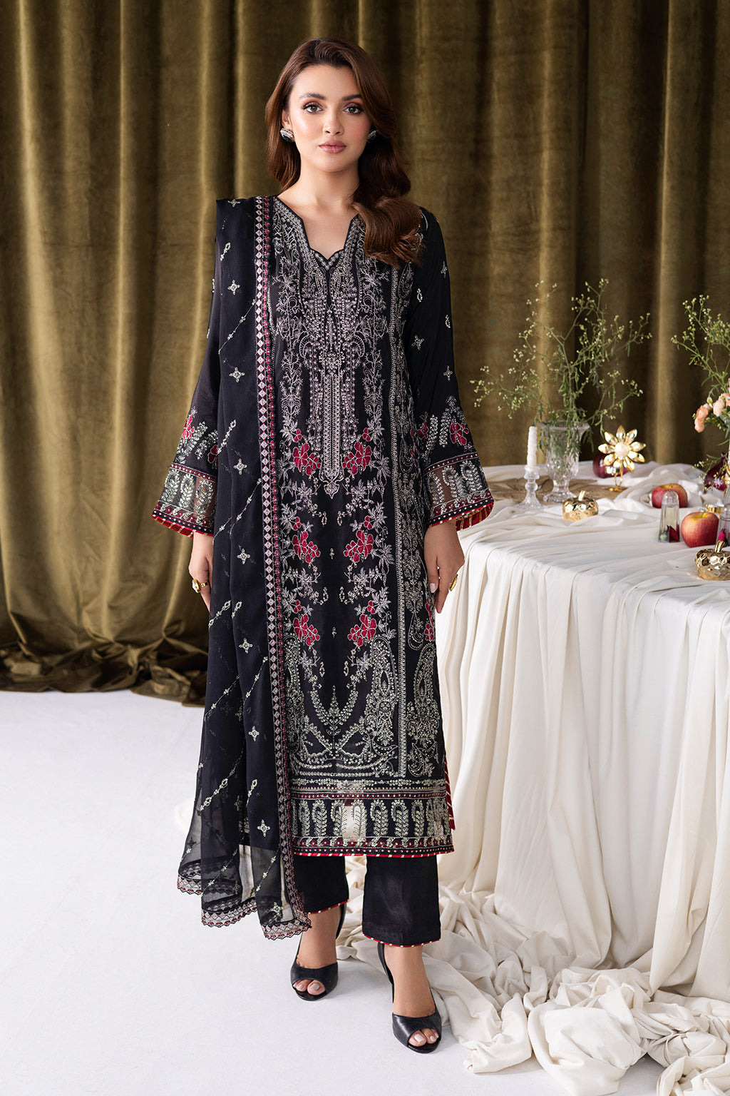 Ramsha | Aangan Luxury Raw silk | AA-105 - Official Ramsha stockist in UK - Sakeena London