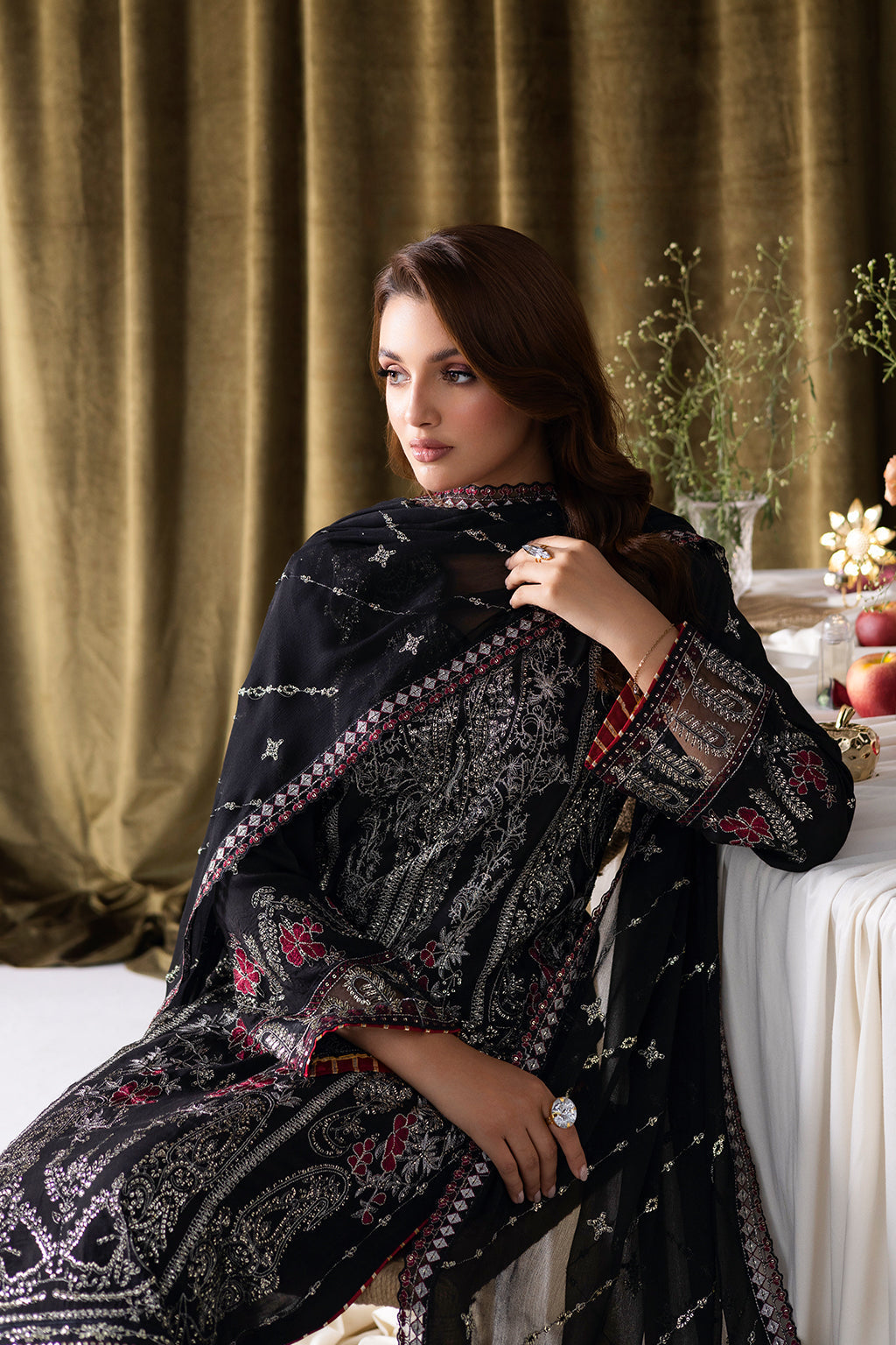 Ramsha | Aangan Luxury Raw silk | AA-105 - Official Ramsha stockist in UK - Sakeena London
