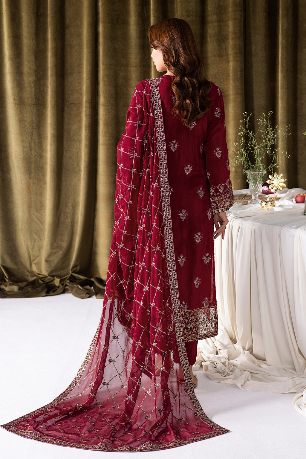 Ramsha | Aangan Luxury Raw silk | AA-101 - Official Ramsha stockist in UK - Sakeena London