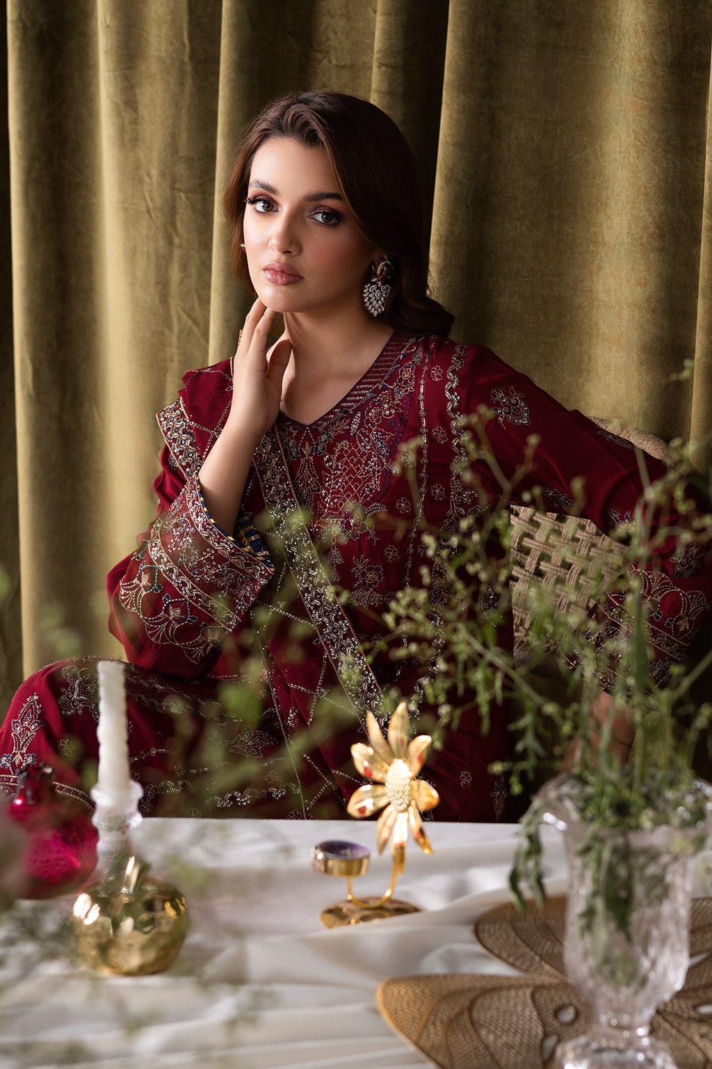 Ramsha | Aangan Luxury Raw silk | AA-101 - Official Ramsha stockist in UK - Sakeena London
