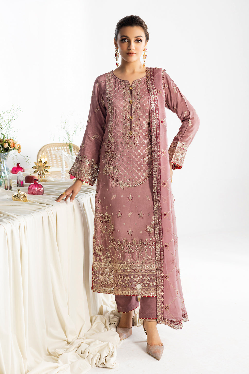 Ramsha | Aangan Luxury Raw silk | AA-104 - Official Ramsha stockist in UK - Sakeena London