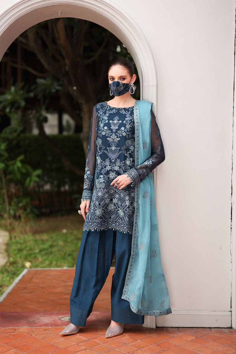 Flossie | Naayab Formals | K-108 - Official Flossie stockist in UK - Sakeena London
