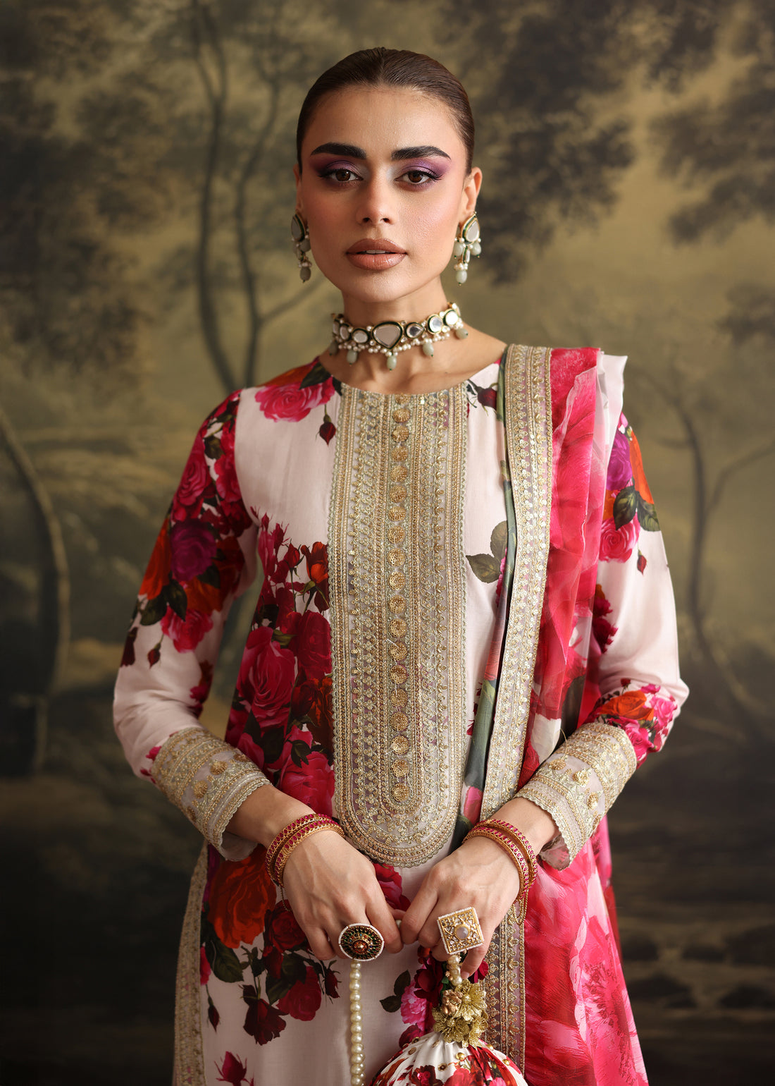 Humjoli | Rehana Luxury Collection | WHITE SHINE - Official Humjoli stockist in UK - Sakeena London