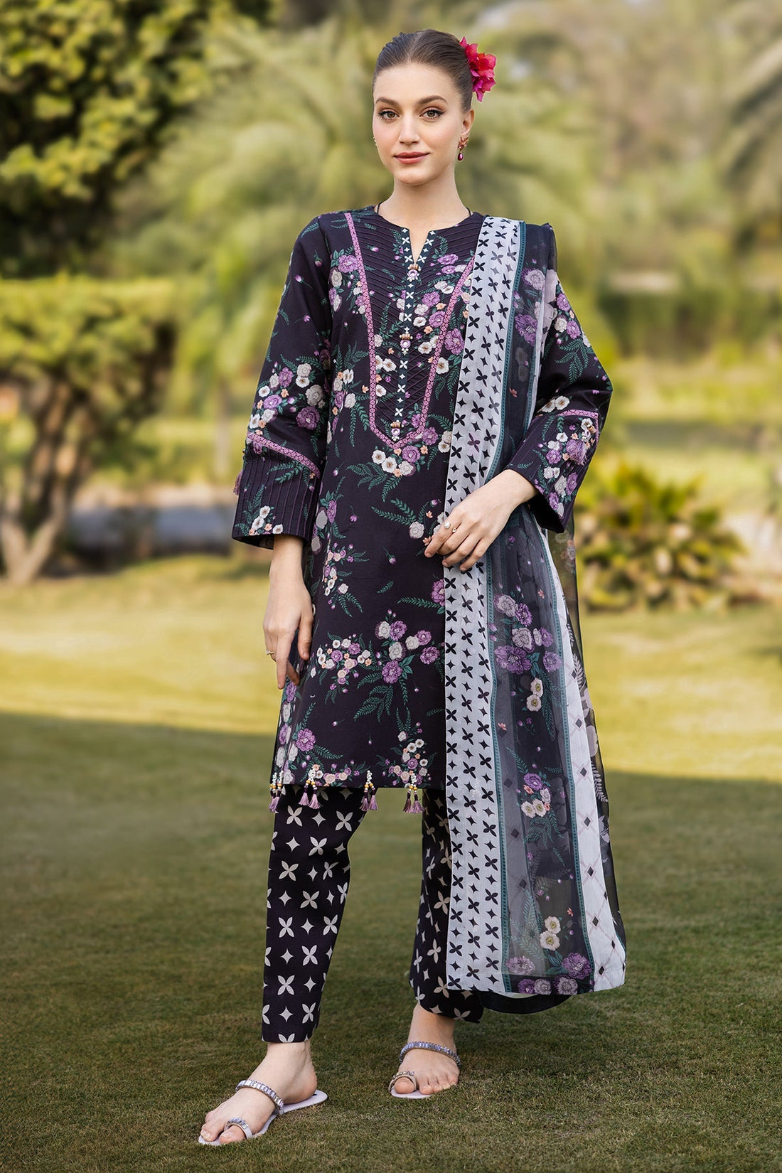 Alizeh | Sheen Lawn Prints 25 | AF-PL-6039-Tod - Official Alizeh stockist in UK - Sakeena London