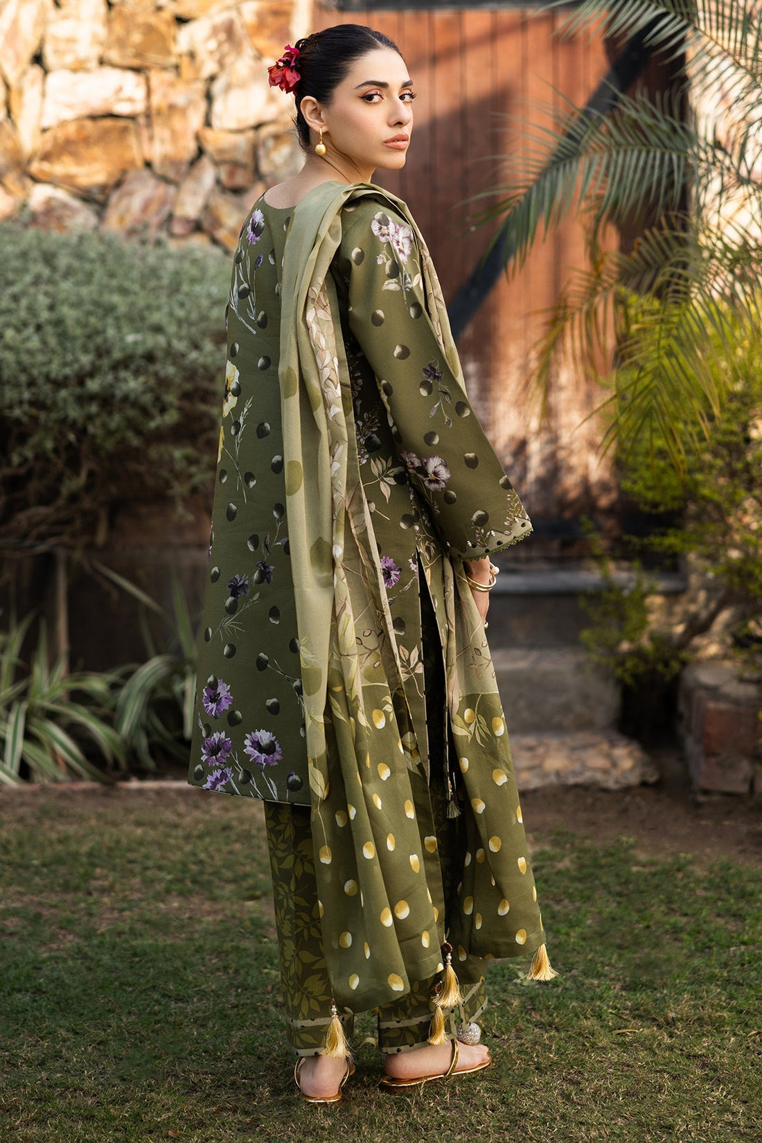 Alizeh | Sheen Lawn Prints 25 | AF-PL-6038-Willow - Official Alizeh stockist in UK - Sakeena London