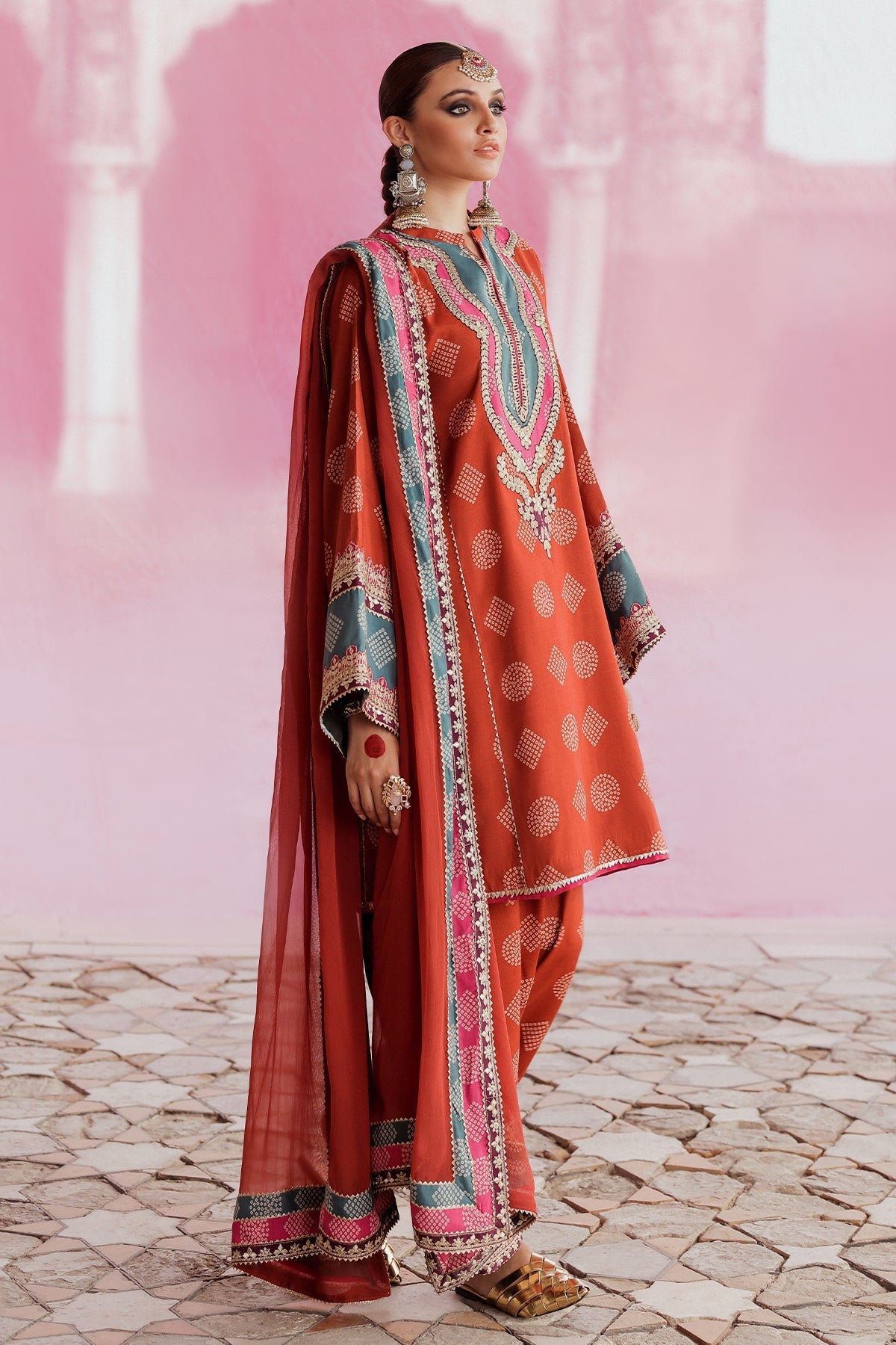 Charizma | Tabeer Chunnri Silk Collection 24 | CTW4-05 - Official Charizma stockist in UK - Sakeena London