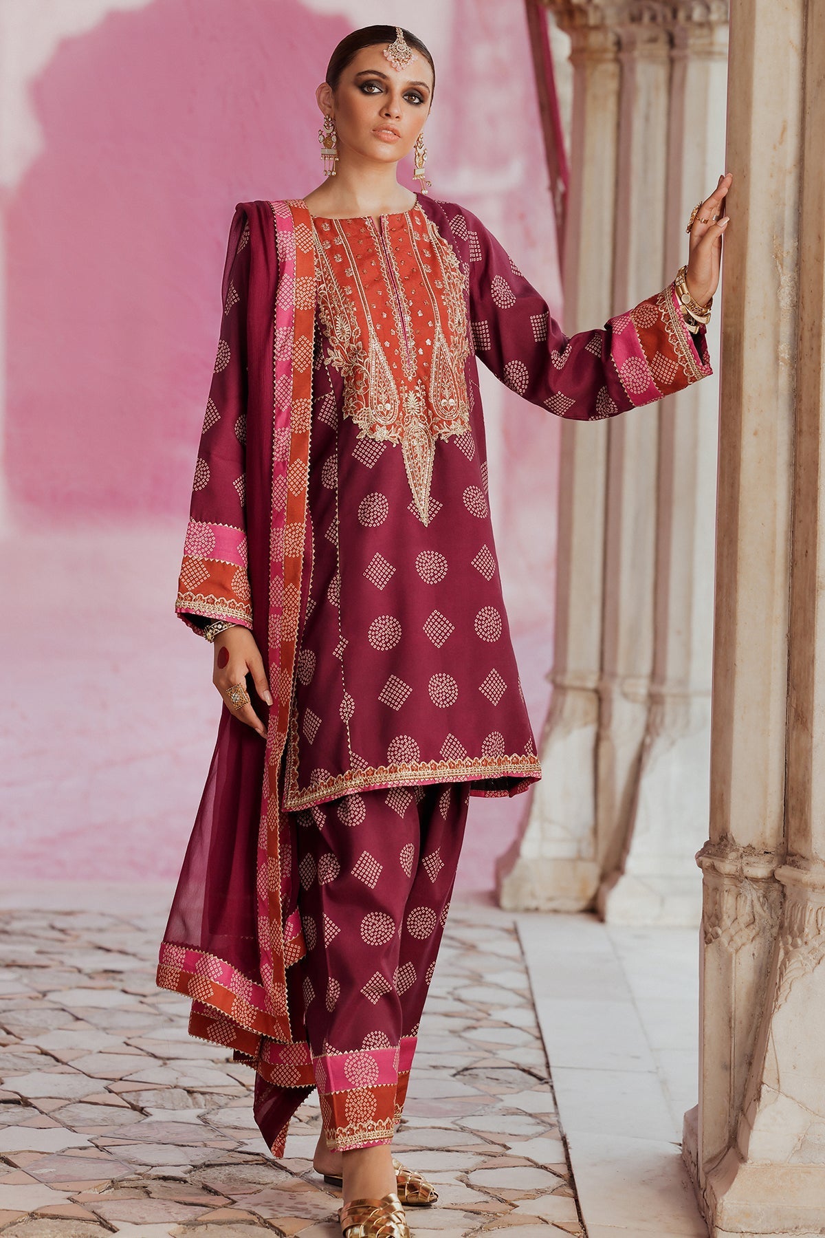 Charizma | Tabeer Chunnri Silk Collection 24 | CTW4-02 - Official Charizma stockist in UK - Sakeena London