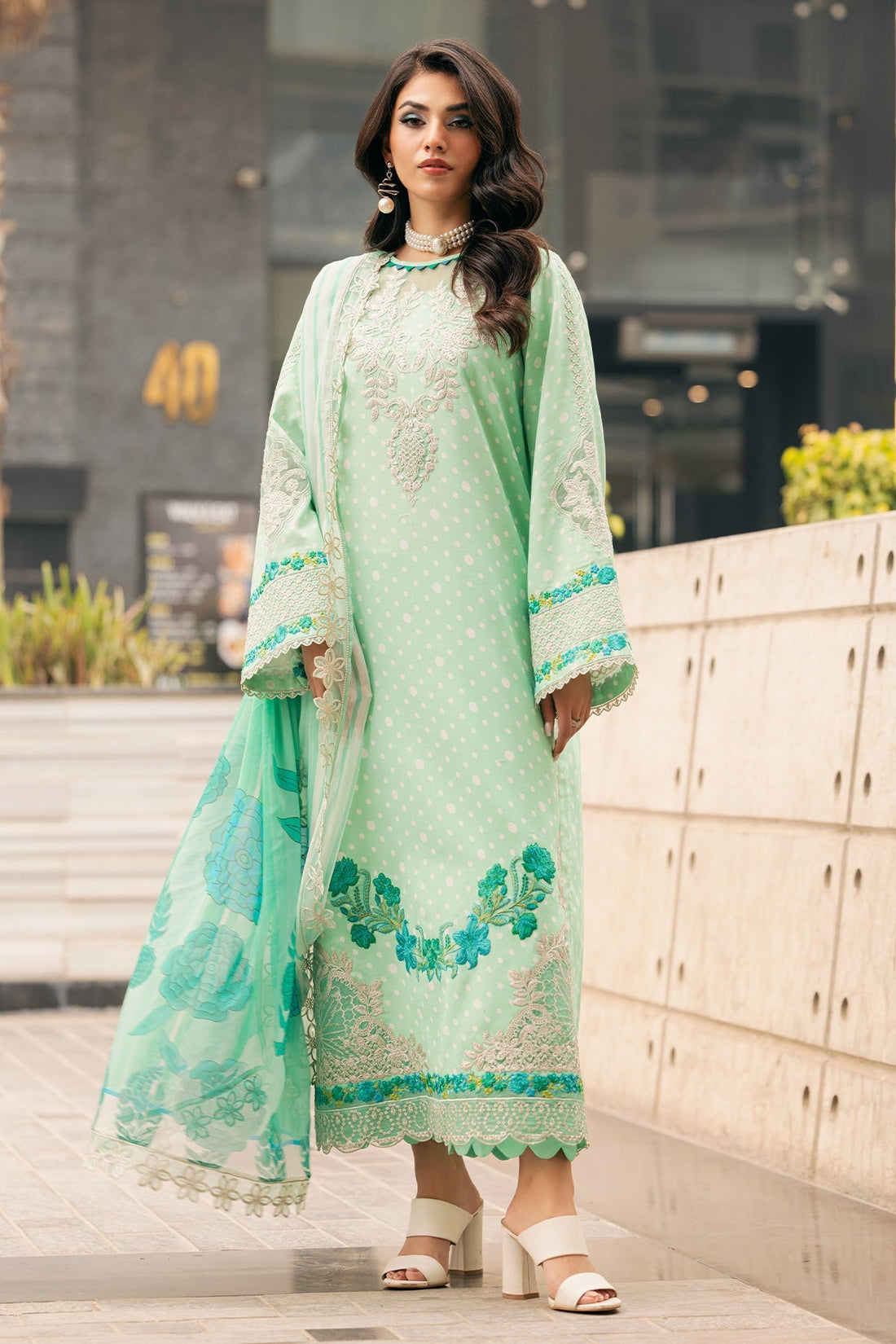 Charizma | Swiss Miss Voil Collection | CSM5-02 - Official Charizma stockist in UK - Sakeena London