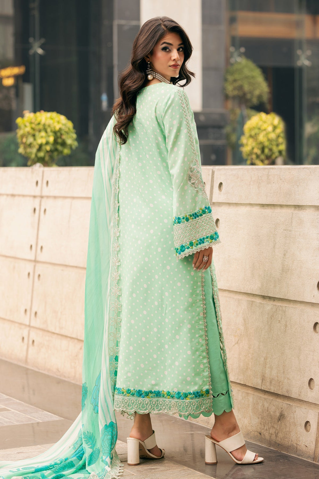 Charizma | Swiss Miss Voil Collection | CSM5-02 - Official Charizma stockist in UK - Sakeena London