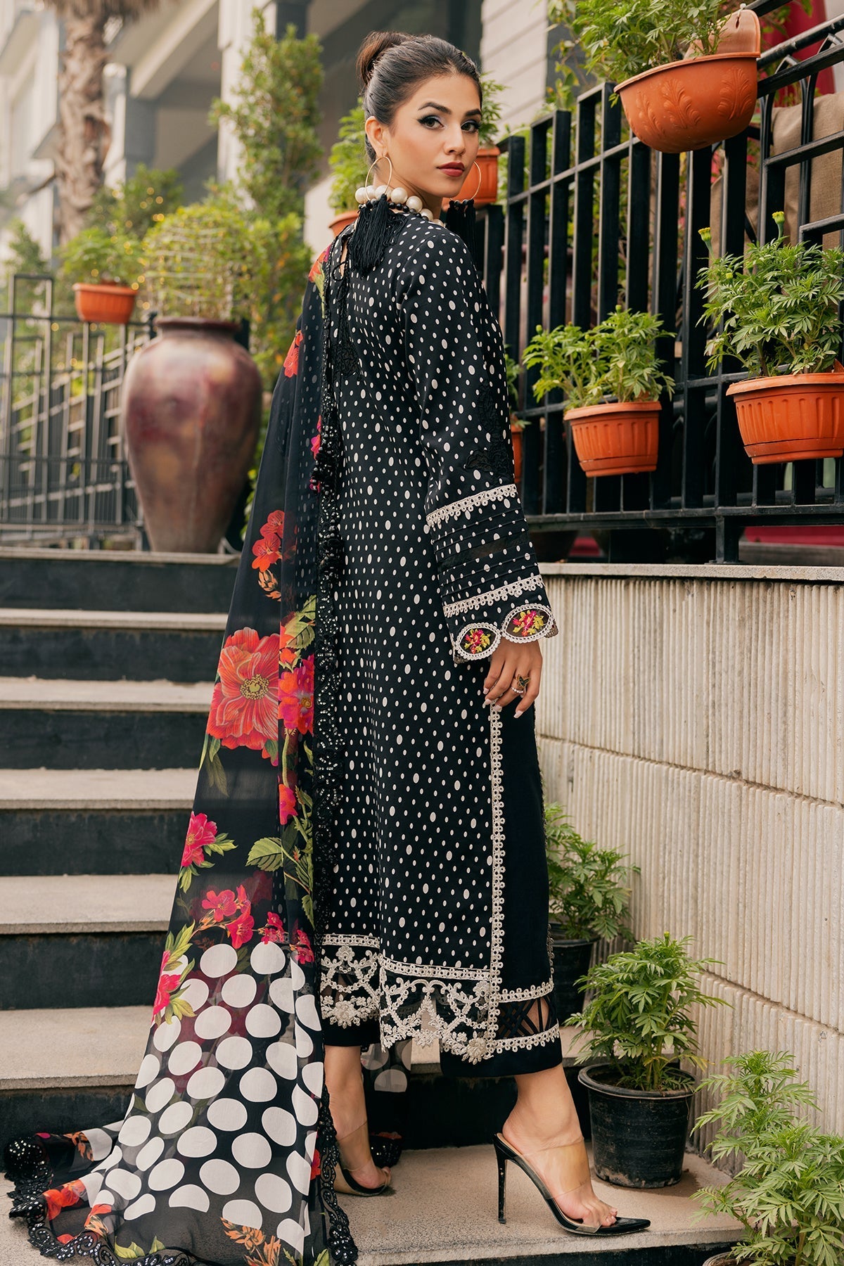 Charizma | Swiss Miss Voil Collection | CSM5-01 - Official Charizma stockist in UK - Sakeena London