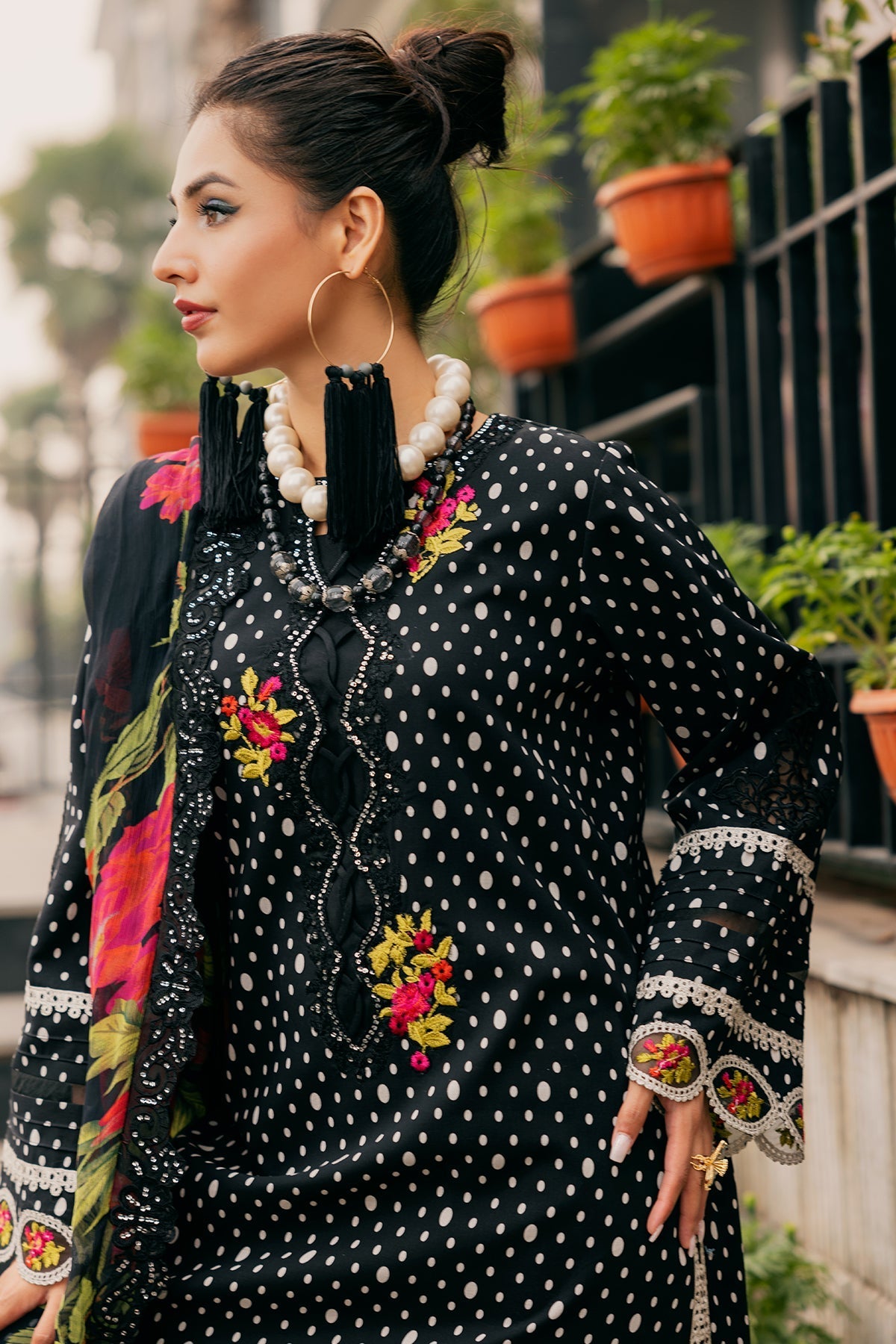 Charizma | Swiss Miss Voil Collection | CSM5-01 - Official Charizma stockist in UK - Sakeena London