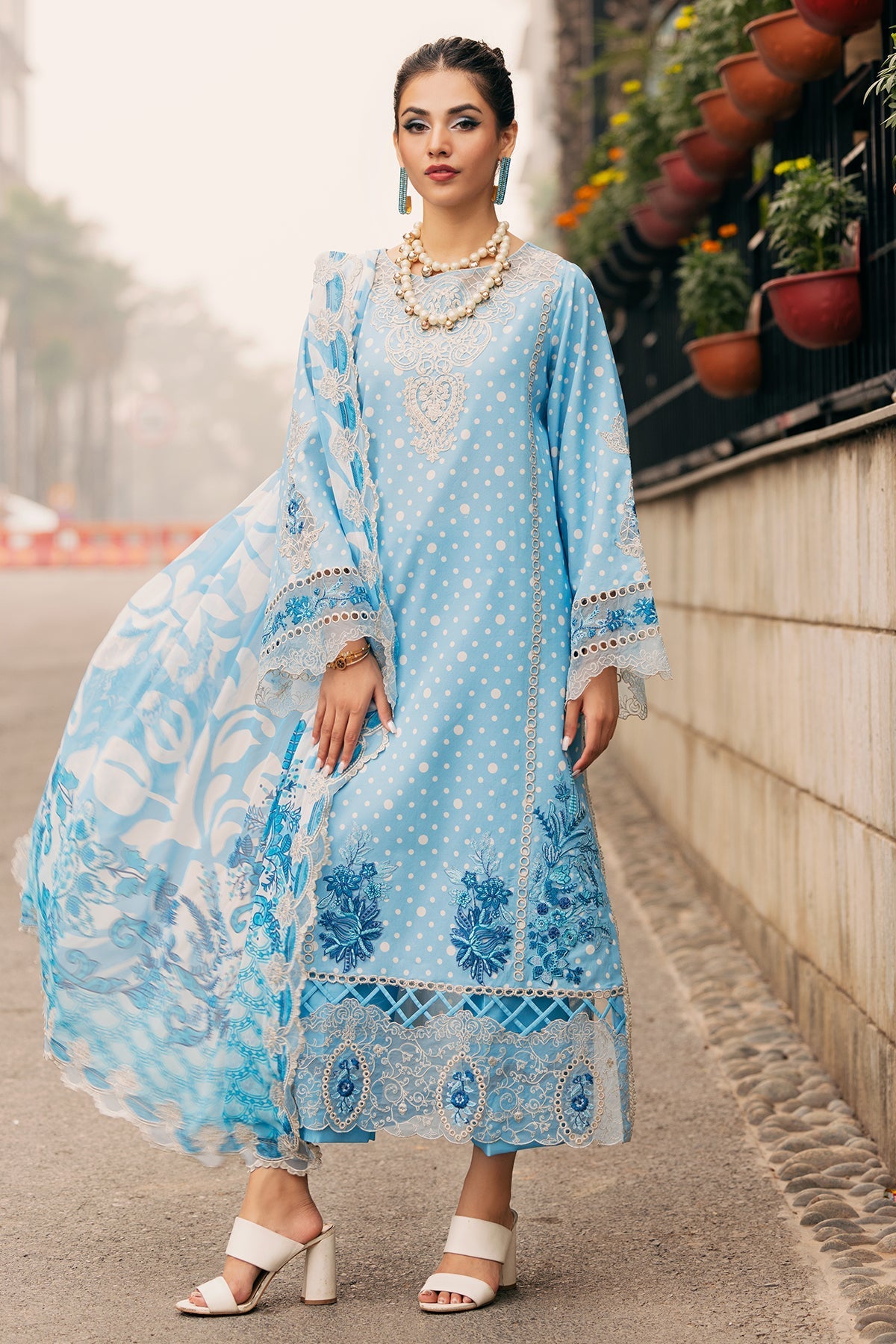 Charizma | Swiss Miss Voil Collection | CSM5-04 - Official Charizma stockist in UK - Sakeena London