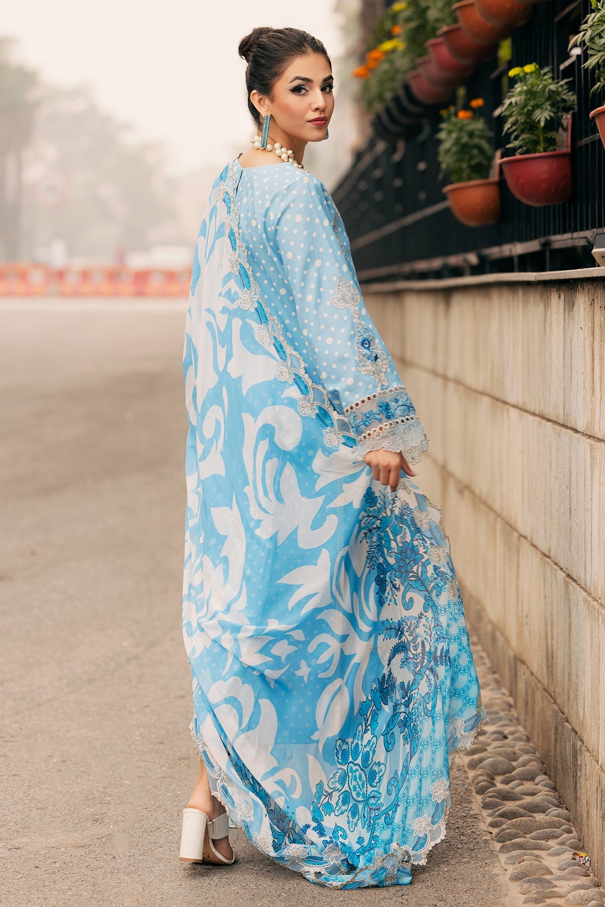 Charizma | Swiss Miss Voil Collection | CSM5-04 - Official Charizma stockist in UK - Sakeena London