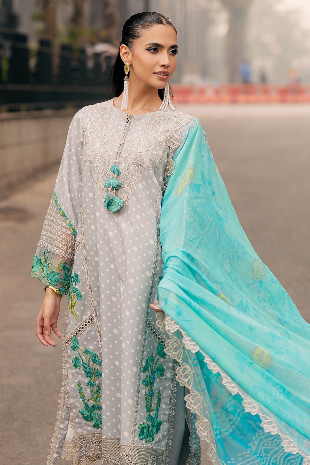 Charizma | Swiss Miss Voil Collection | CSM5-06 - Official Charizma stockist in UK - Sakeena London