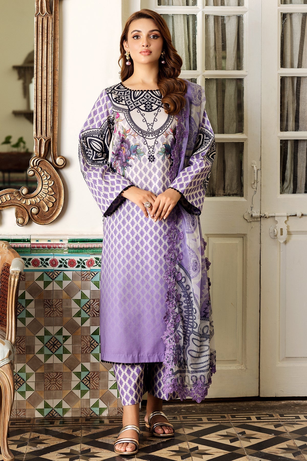 Charizma | Lawn Collection 24 | AS4-55 - Official Charizma stockist in UK - Sakeena London
