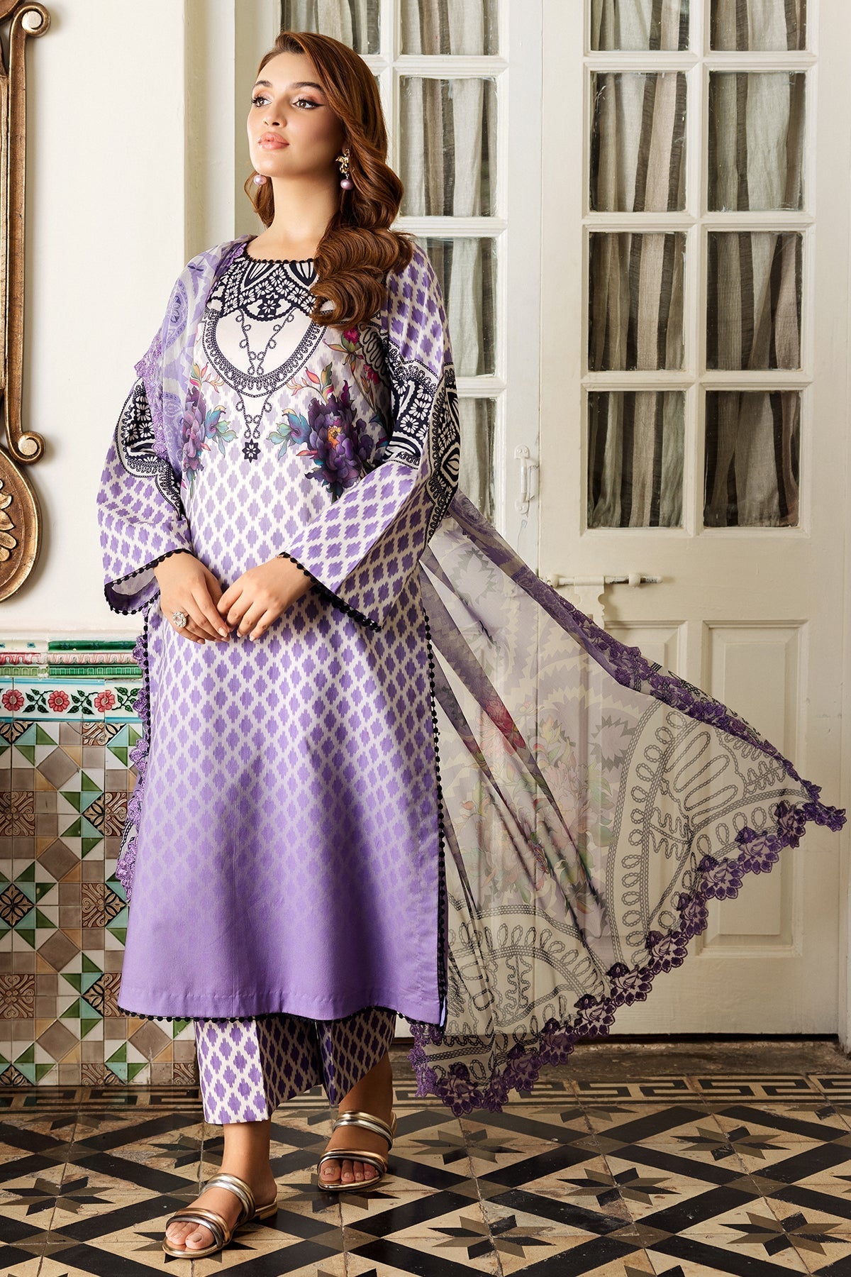 Charizma | Lawn Collection 24 | AS4-55 - Official Charizma stockist in UK - Sakeena London