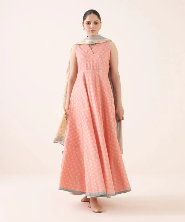 Sapphire | Fall Winter 25 | 3 Piece - Printed Light Linen Suit 0U3PDY25V642 - Official Sapphire stockist in UK - Sakeena London