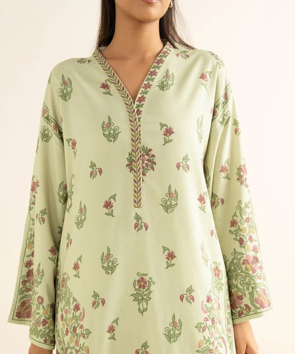 Sapphire | Fall Winter 25 | 3 Piece - Printed Linen Suit 0U3PDY25V823 - Official Sapphire stockist in UK - Sakeena London