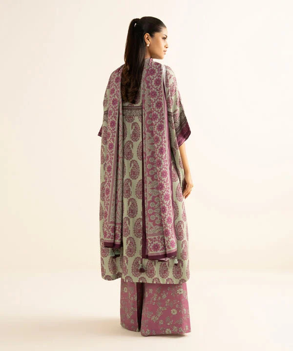 Sapphire | Fall Winter 25 |3 Piece - Printed Linen Suit 0U3PDY25V832 - Official Sapphire stockist in UK - Sakeena London