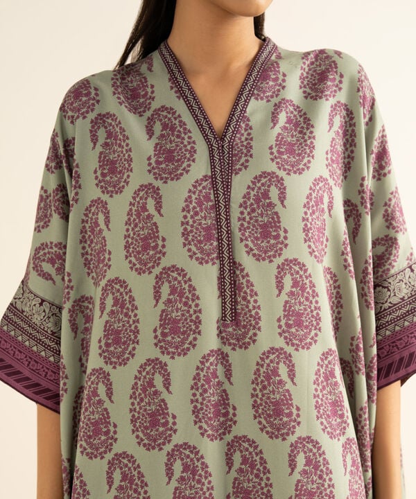 Sapphire | Fall Winter 25 |3 Piece - Printed Linen Suit 0U3PDY25V832 - Official Sapphire stockist in UK - Sakeena London