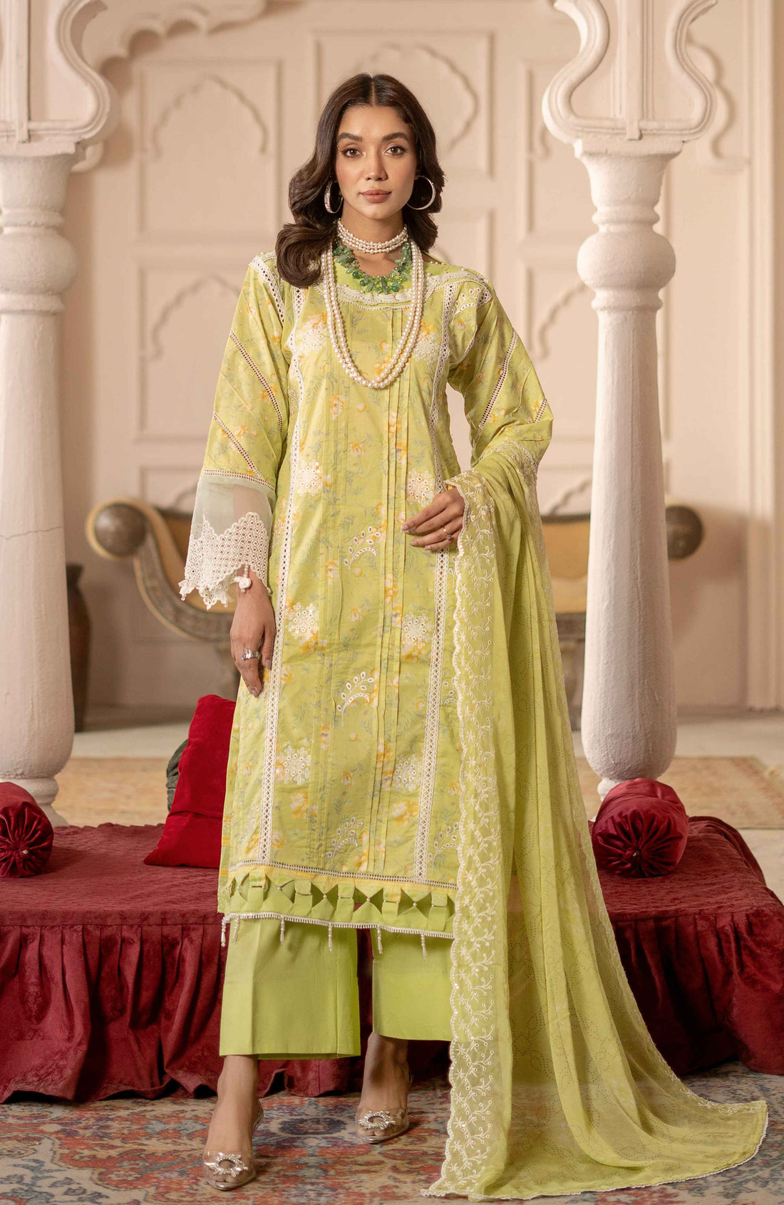 Al Zohaib | Sunshine Bloom Premium Lawn 25 | SBP-25-01 - Official Al Zohaib stockist in UK - Sakeena London