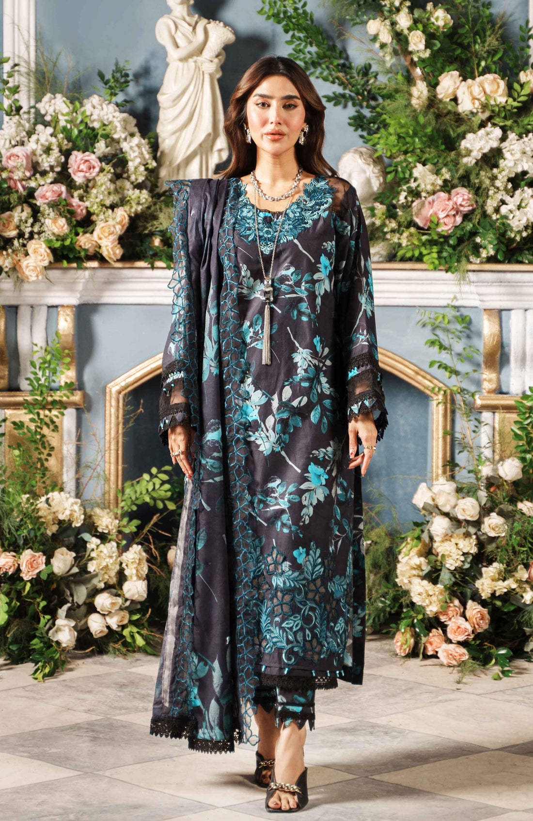 Al Zohaib | Printkari Cutwork Applique 24 | PCA-24-01 - Official Al Zohaib stockist in UK - Sakeena London