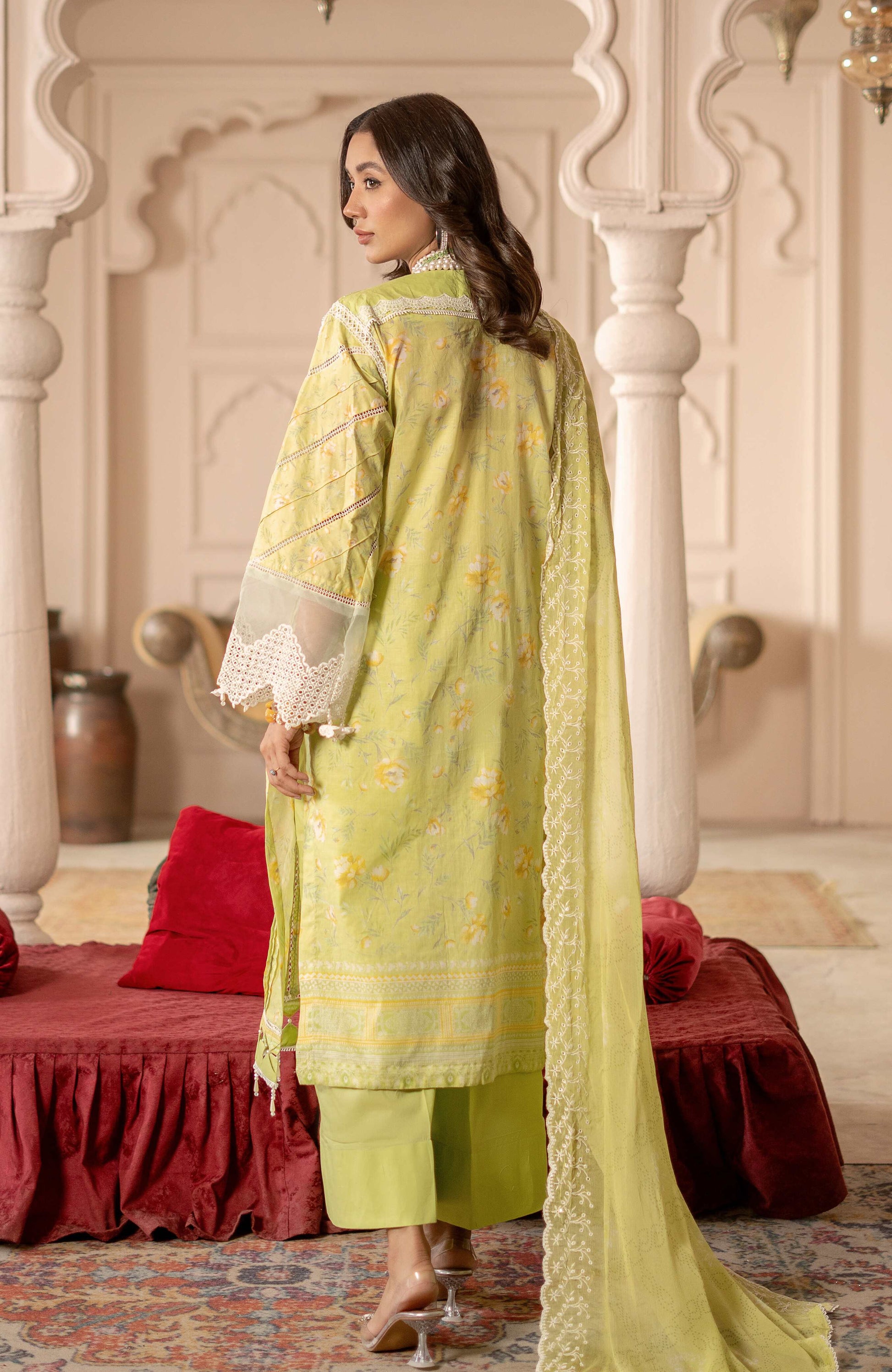 Al Zohaib | Sunshine Bloom Premium Lawn 25 | SBP-25-01 - Official Al Zohaib stockist in UK - Sakeena London