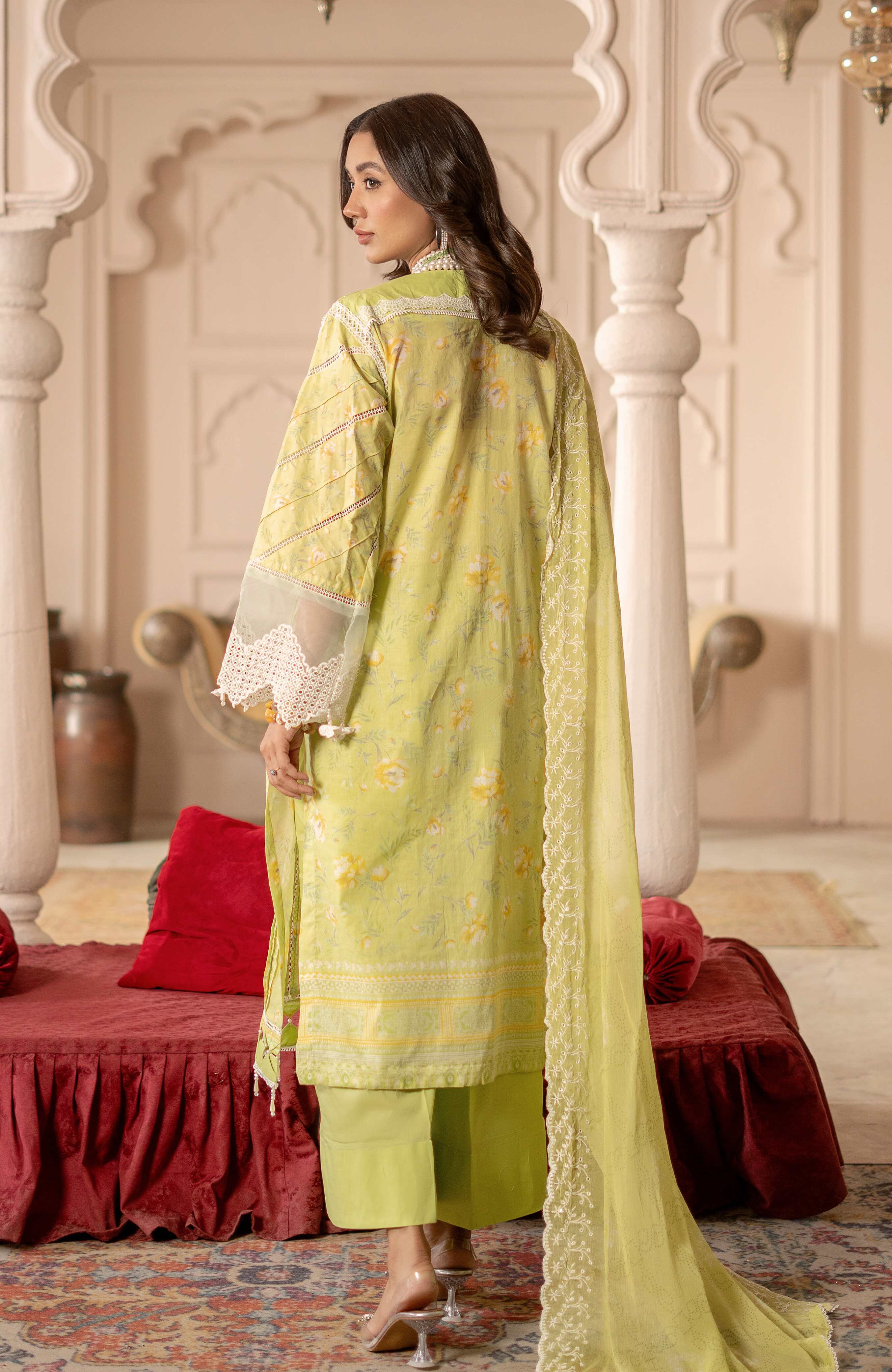 Al Zohaib | Sunshine Bloom Premium Lawn 25 | SBP-25-01 - Official Al Zohaib stockist in UK - Sakeena London